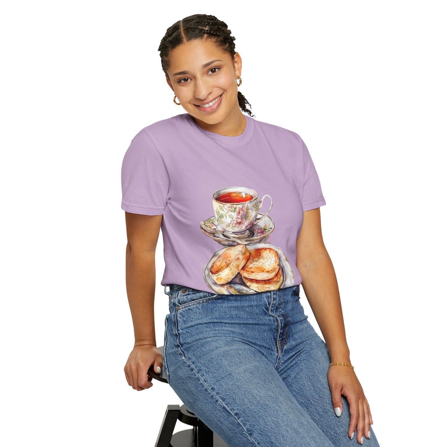 Unisex Garment-Dyed T-shirt - Sunday Roasts & Afternoon Tea - The Heart of British Cuisine