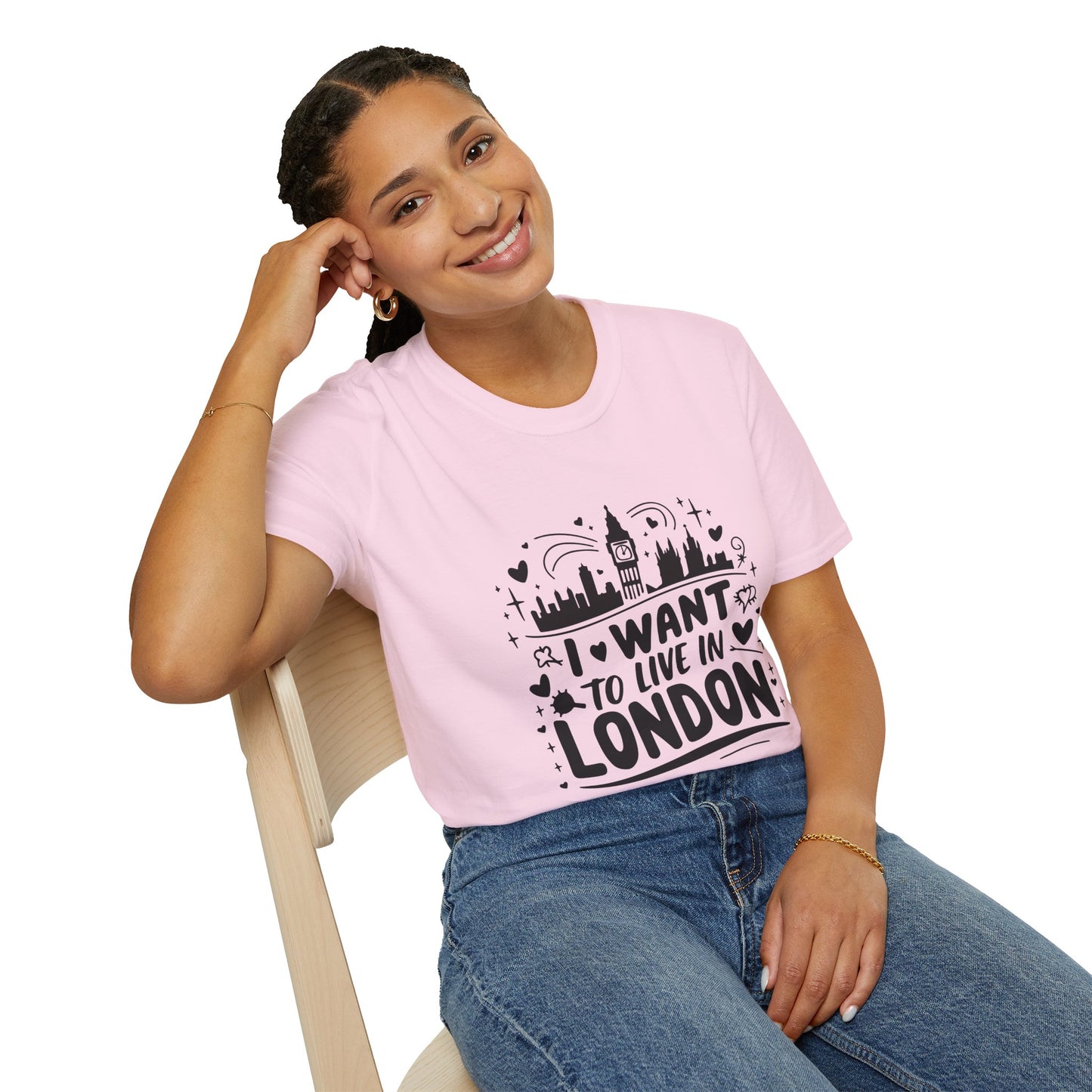 Unisex Softstyle T-Shirt - I want to Live in London