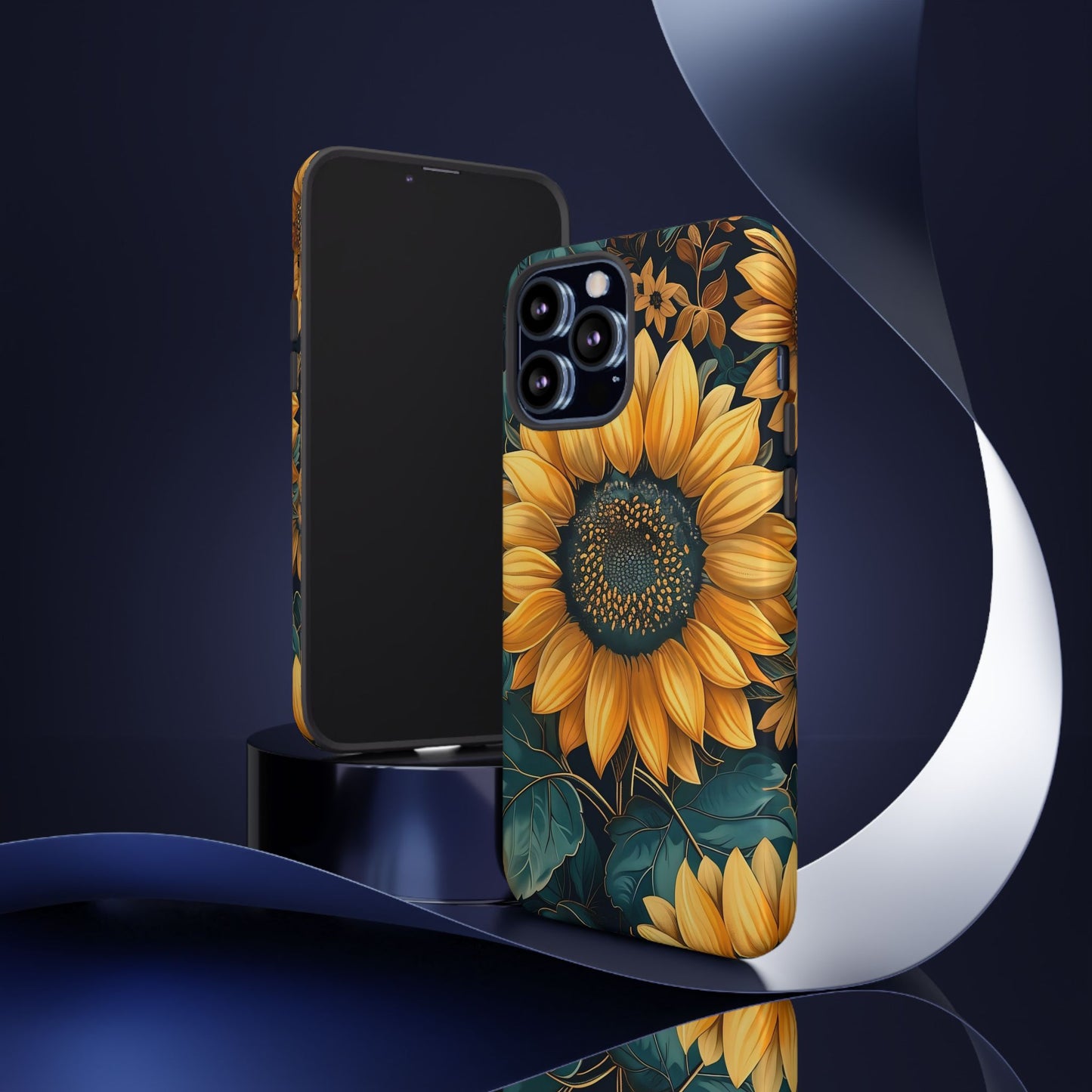 Sunflower Phone Case - Bright Floral Design, Stylish Tough Cover for Sunflower Lovers, Gift for Plant Enthusiasts, Mom Gift, Nature Lovers