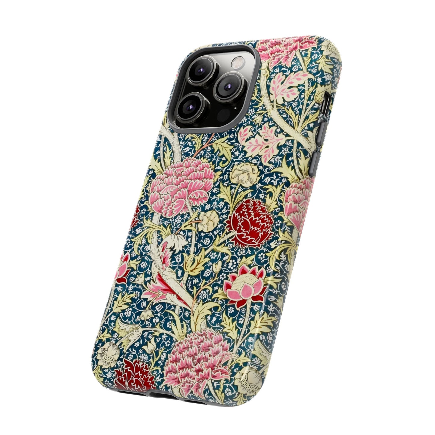 Floral Phone Case, Tough Cases, Durable Phone Cover, Stylish Phone Protector, Gift Idea for Nature Lovers, Floral Pattern Tech Accessories