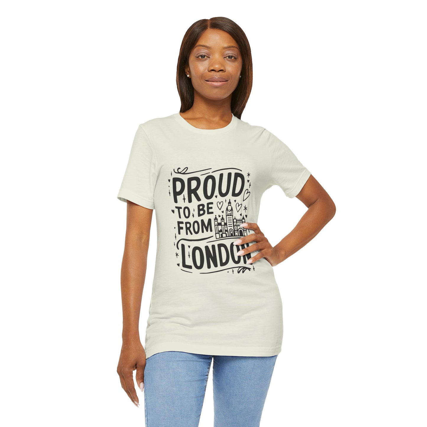 Unisex Jersey Short Sleeve Tee - Proud to be from London