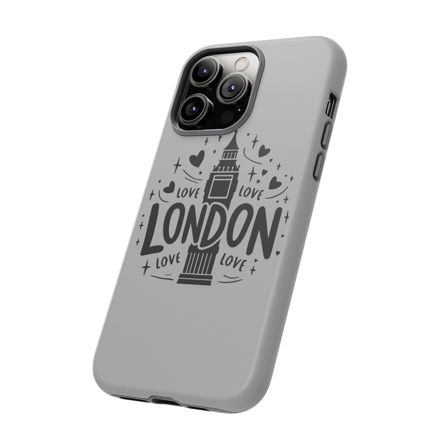 London Love Phone Case, Tough Cases, Stylish Phone Accessories, Unique Gift for Travelers, London Souvenir, Love Design