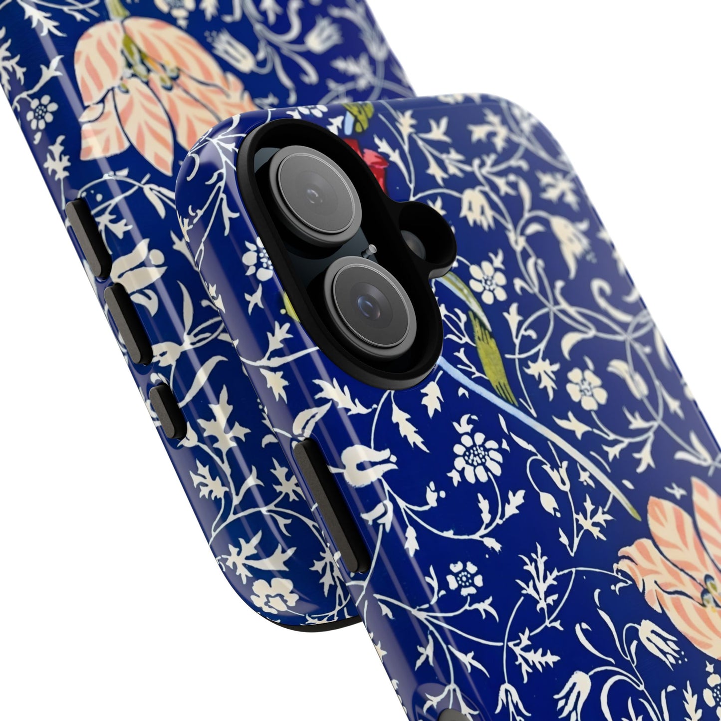 Floral Phone Case, Unique Tough Phone Cover, Gift for Her, Spring Decor, Durable Protective Case, Elegant Floral Design