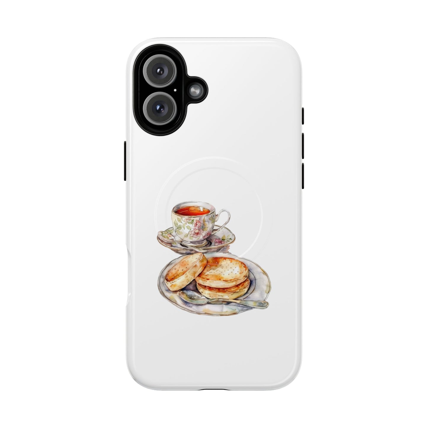 Charming Magnetic Phone Cases for Tea Lovers, Tough Phone Cover, Unique Gift, Cute Tea Design, Kitchen Decor