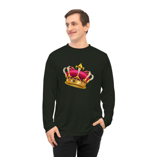 Unisex Performance Long Sleeve Shirt - British Royal Crown