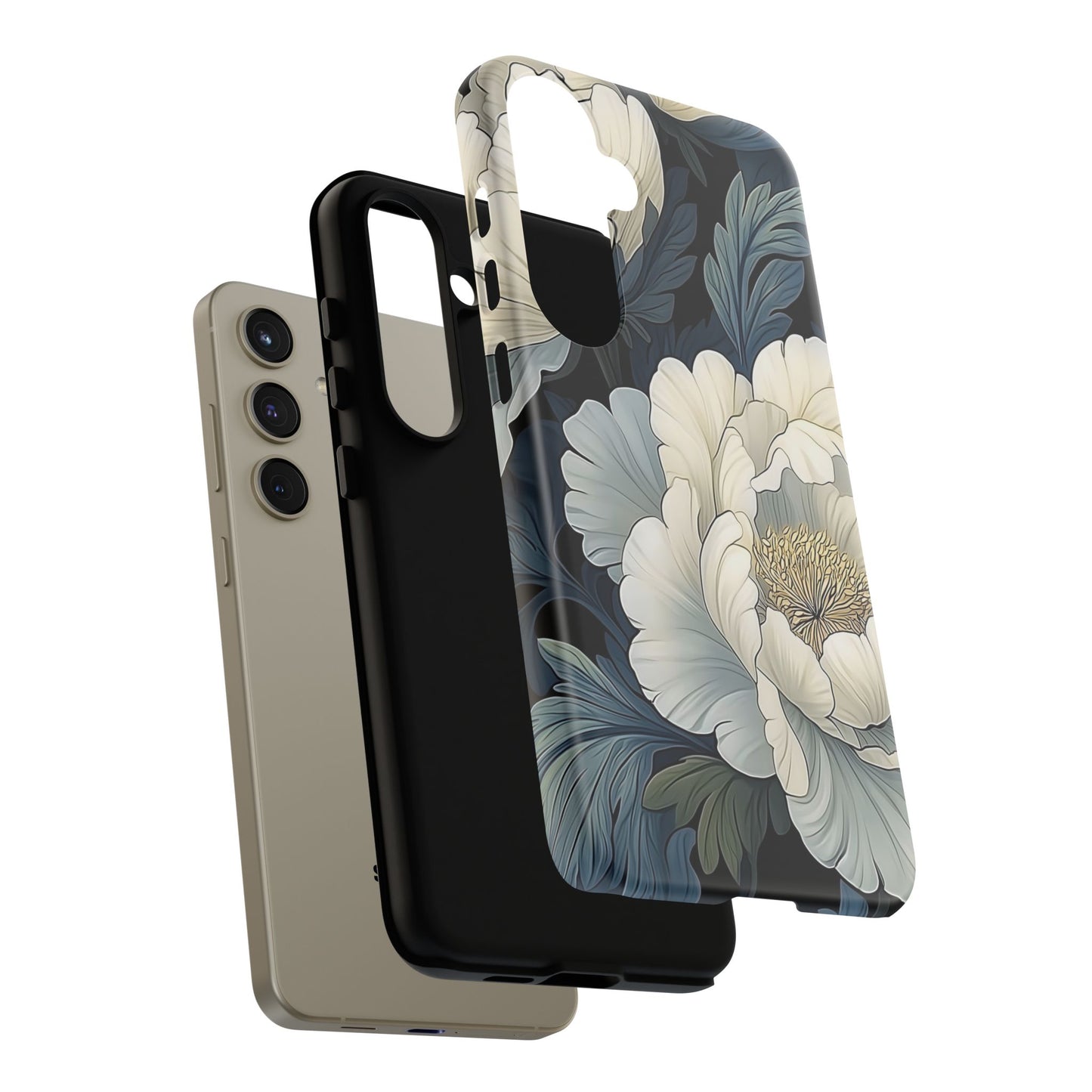 Floral Phone Case - Elegant Tough Cases for Nature Lovers, Stylish Protective Cover for Gifts, Birthdays, Mom's Day, Floral Design