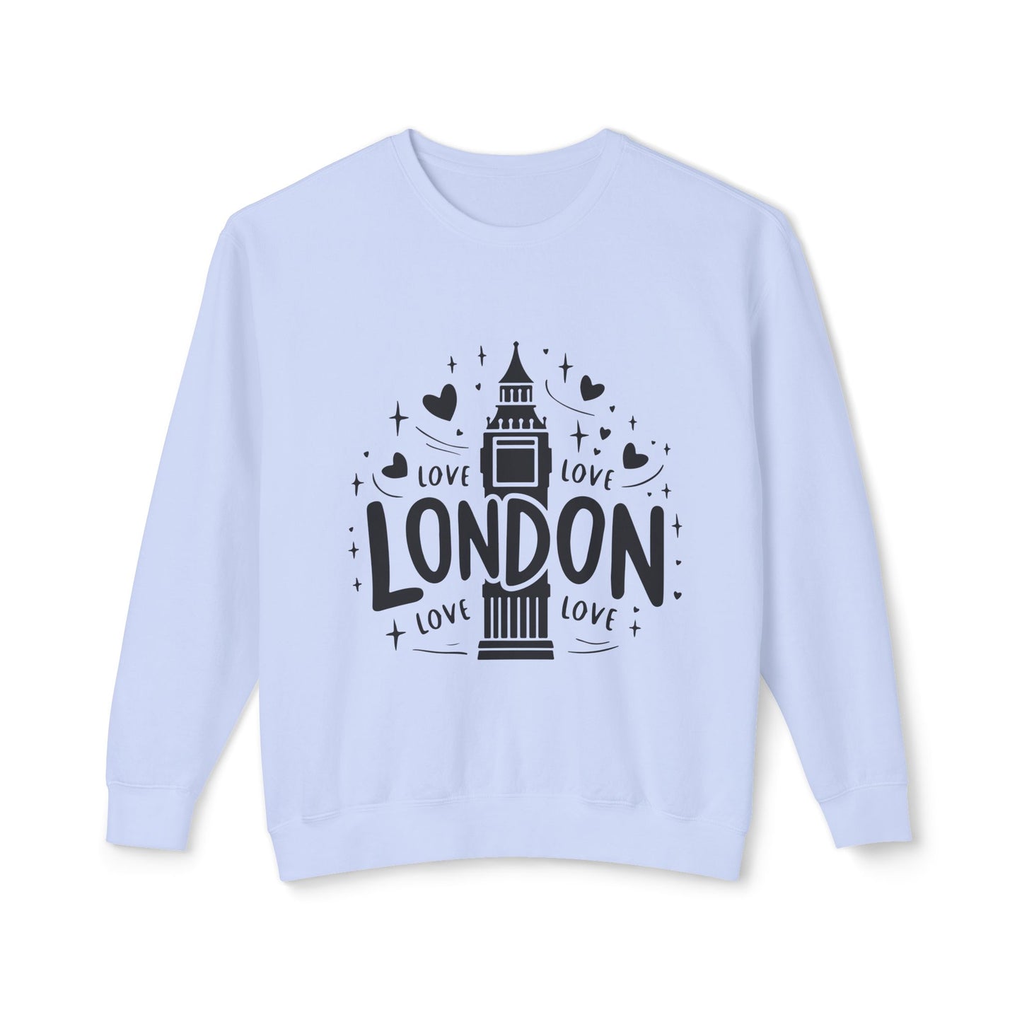 Unisex Lightweight Crewneck Sweatshirt - Love London