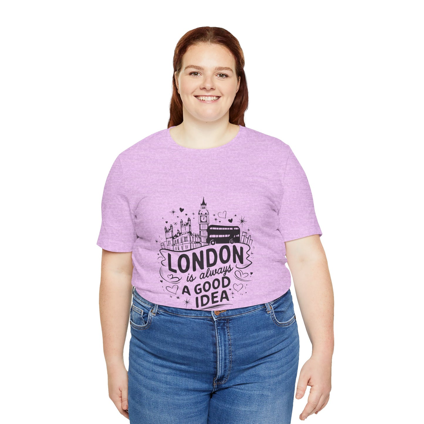 Unisex Jersey Short Sleeve Tee - London is Always a good Idea