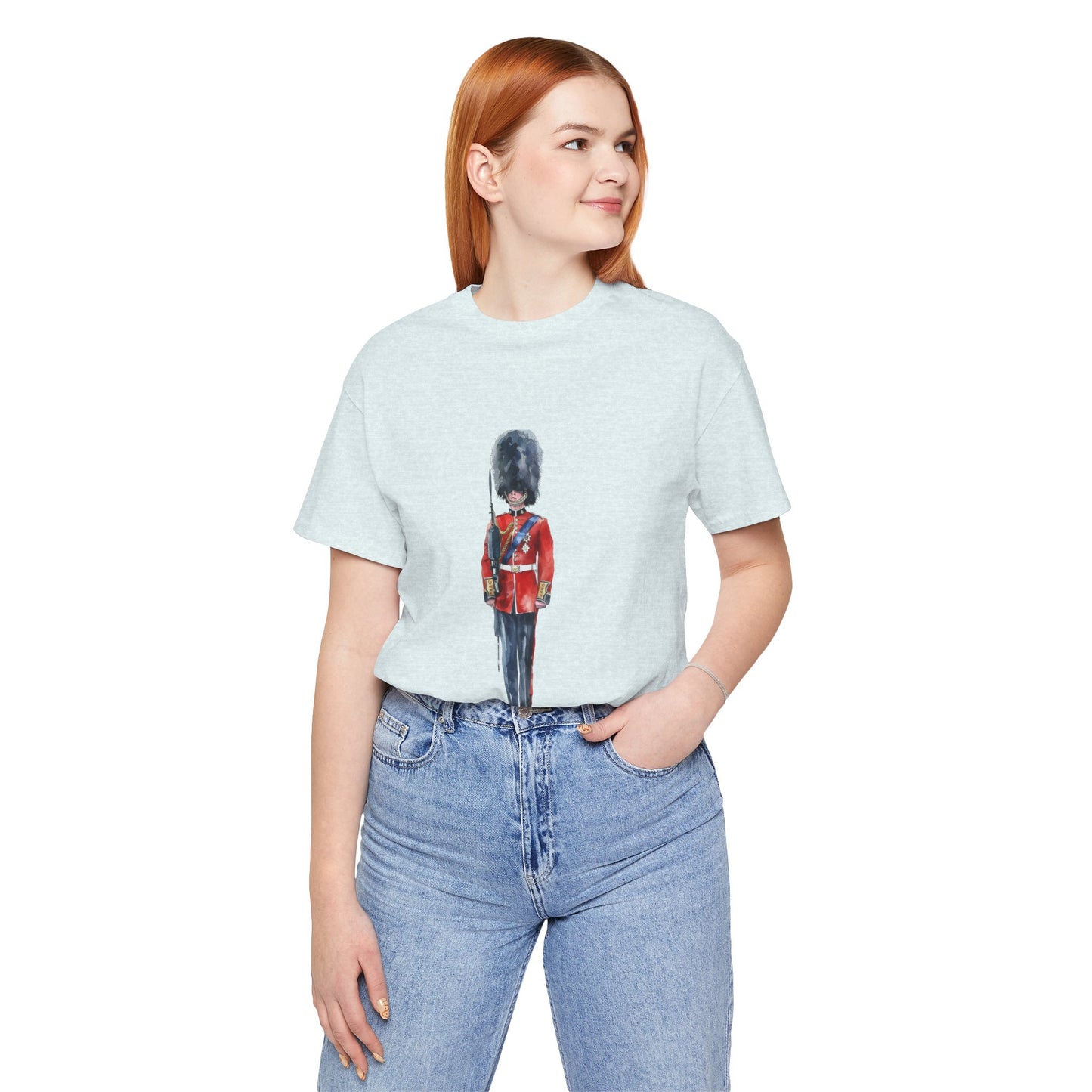 Unisex Jersey Short Sleeve Tee - Echoes of Valor - Red Jacket at Bodmin Keep