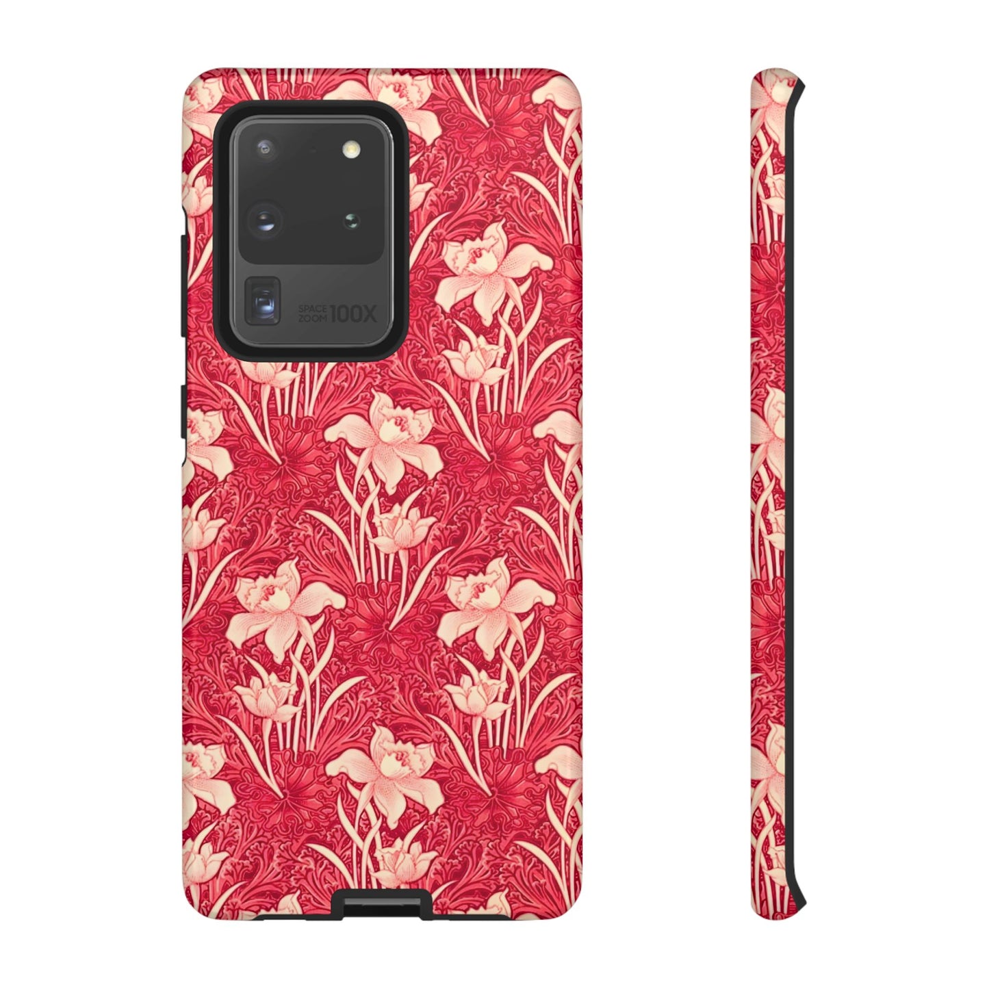 Floral Tough Phone Case - Durable, Stylish Accessory, Perfect Gift for Her, Floral Pattern, Customizable, Ideal for Daily Use