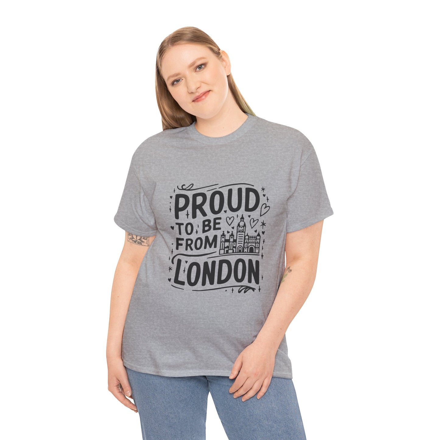 Unisex Heavy Cotton Tee - Proud to be from London