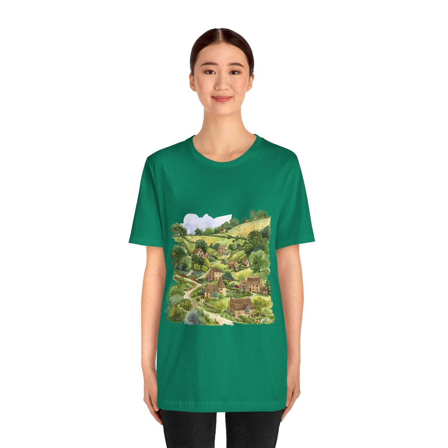 Unisex Jersey Short Sleeve Tee - Enchanting Landscapes of Britain
