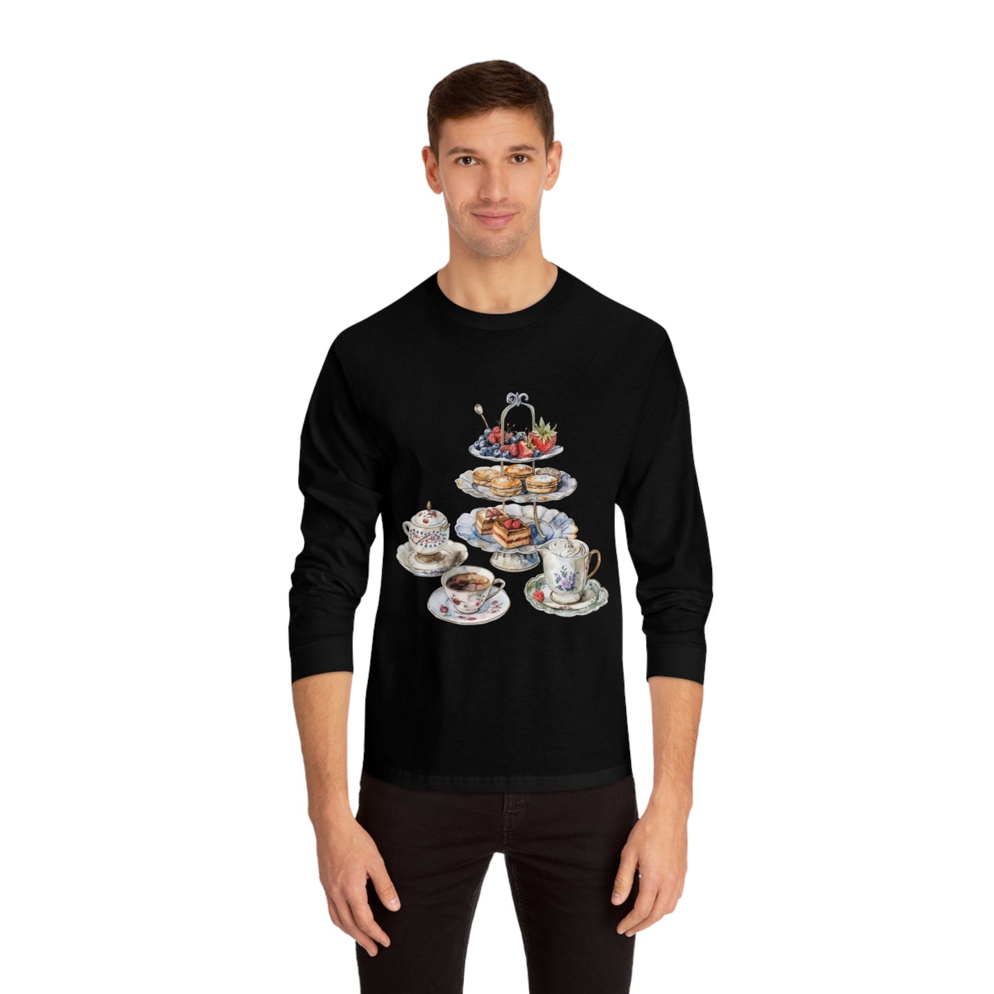 Unisex Classic Long Sleeve T-Shirt - British Food - Traditional Dishes and Culinary Delights