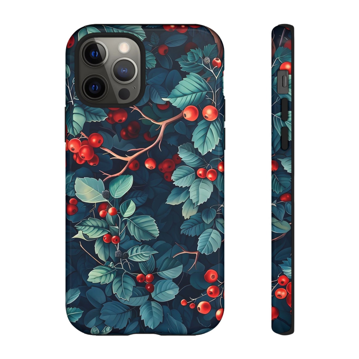 Berry Blossom Phone Case - Nature Lover's Gift, Floral Design, Cute Accessory for Spring, Unique Tech Cover, Perfect for Holidays