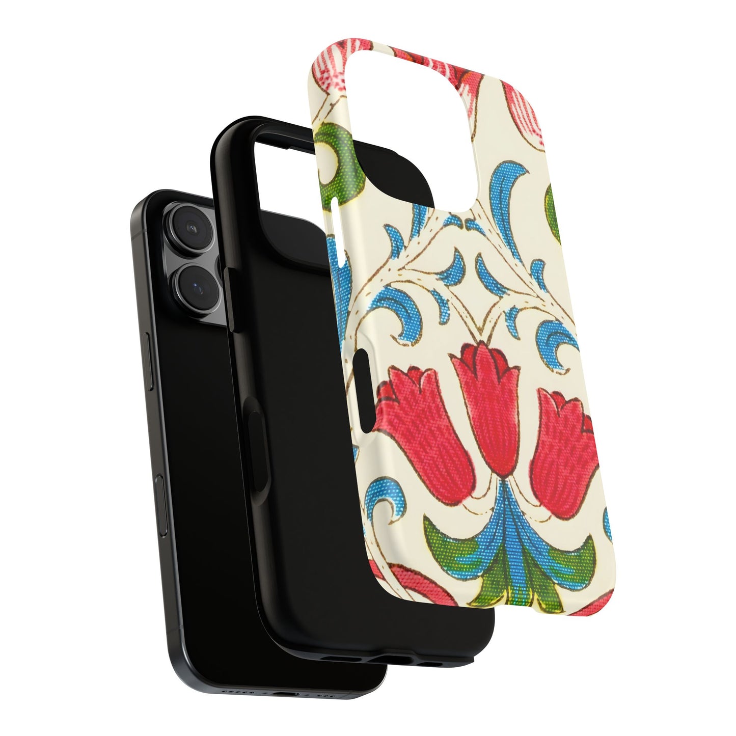 Floral Phone Case - Tough Cases | Stylish Protection, Gift for Her, Boho Phone Cover, Spring Accessory, Cute Tech