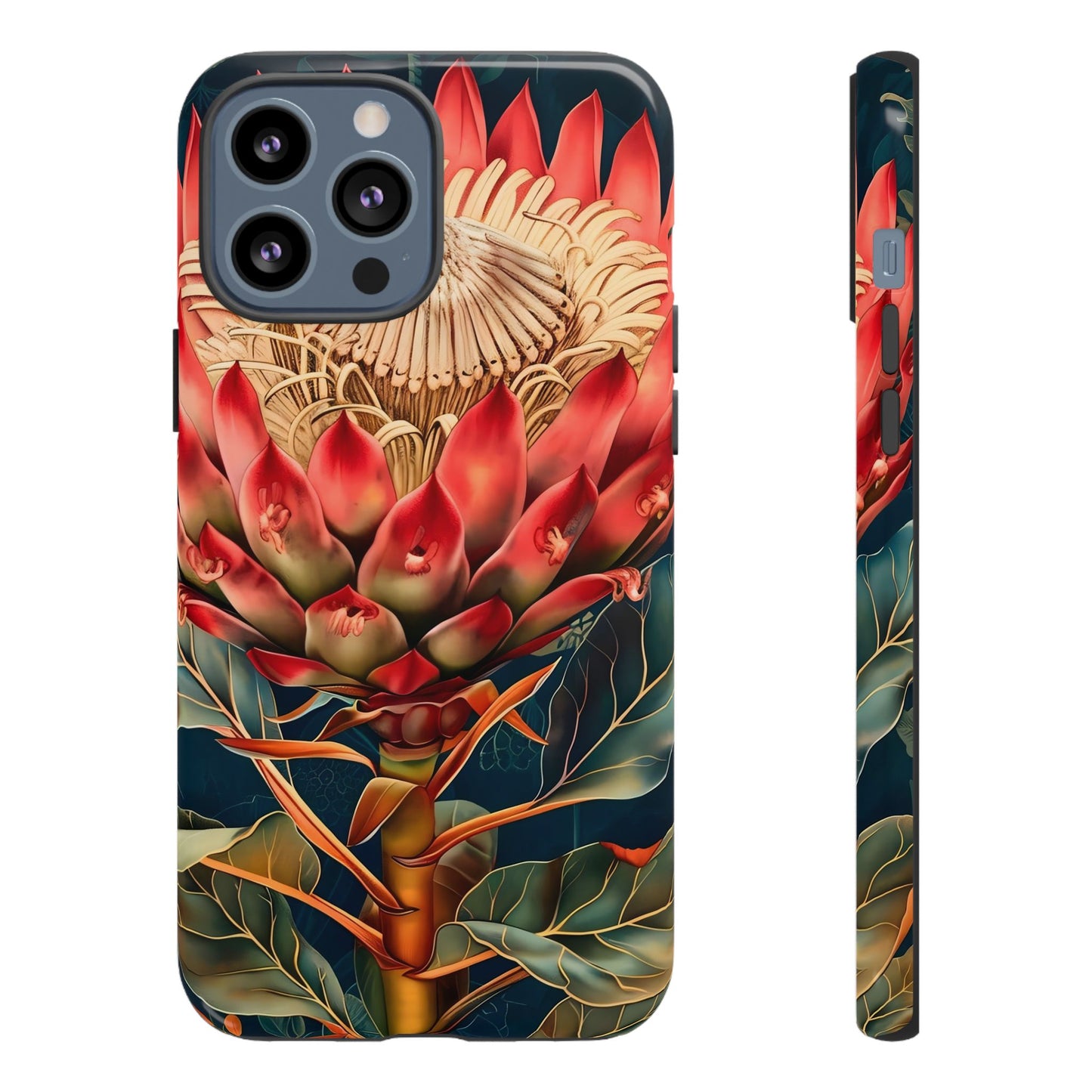 Tough Cases: Vibrant Floral Phone Case, Tough Phone Covers, Floral Art Cases, Nature Design Accessories, Gift for Nature Lovers