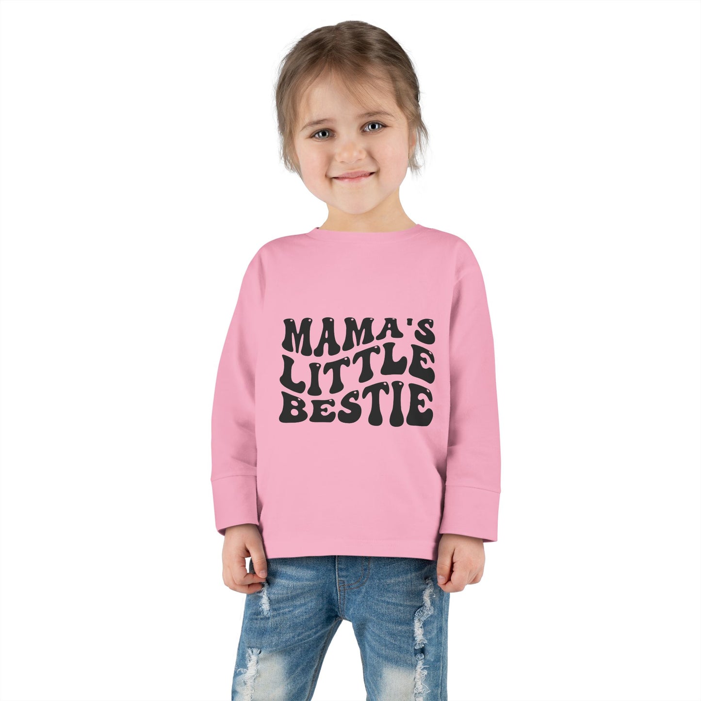 Mama's Little Bestie Toddler Long Sleeve Tee