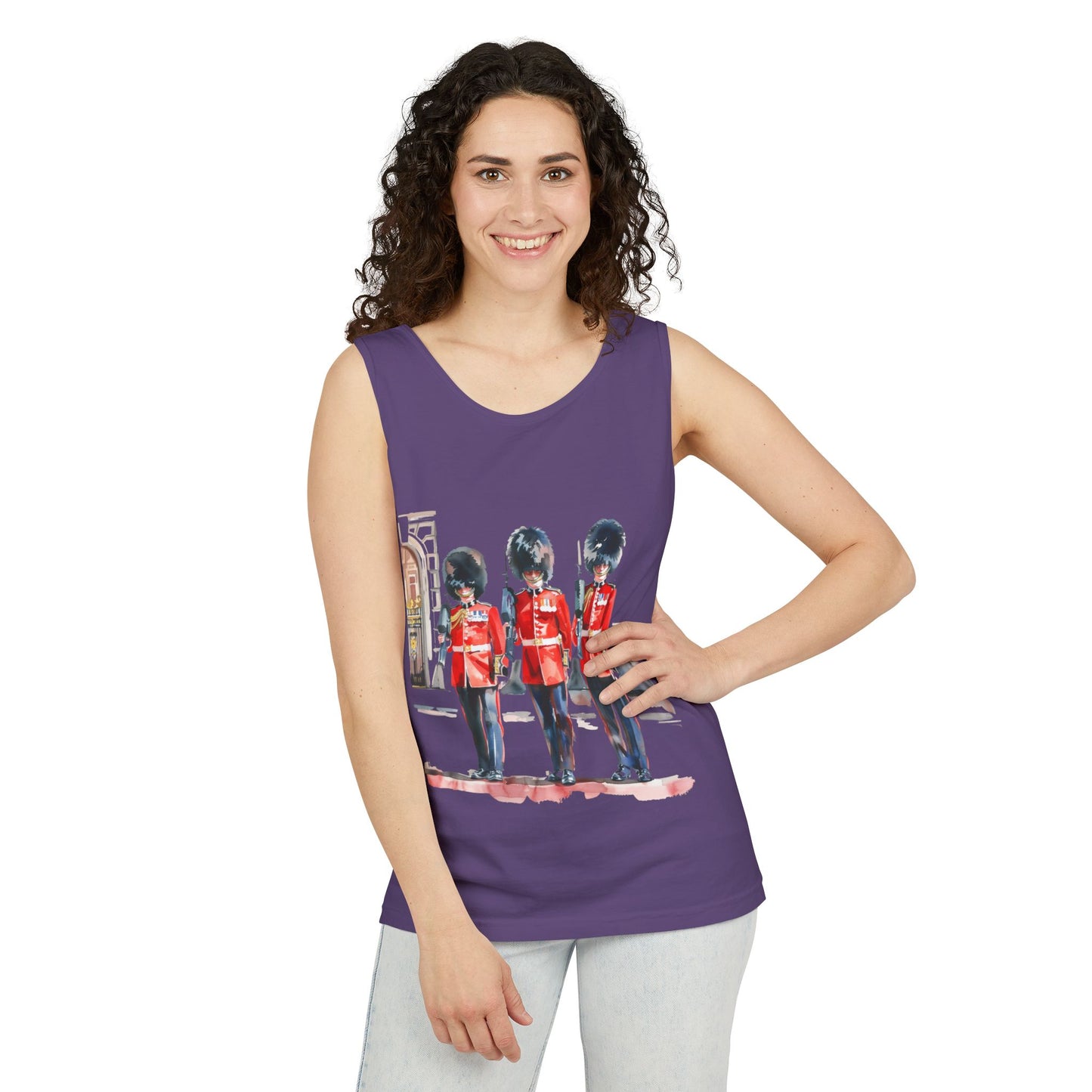 Unisex Garment-Dyed Tank Top - British Royal Guard
