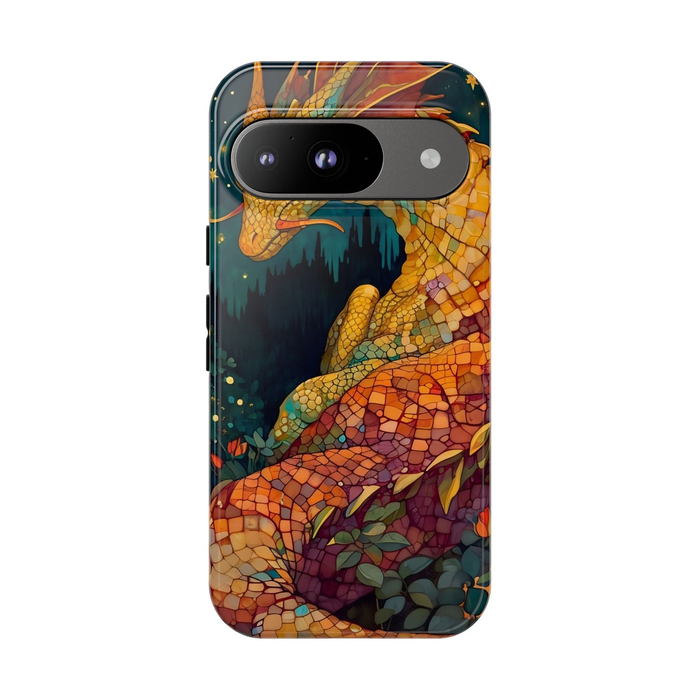 Dragon Art Phone Case, Tough Phone Cover, Fantasy Gift, Unique Mobile Accessory, Dragon Lover Gift, Stylish Protection