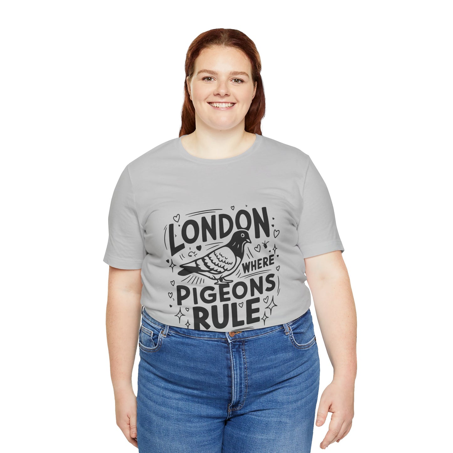 Unisex Jersey Short Sleeve Tee - London where Pigeons Rule