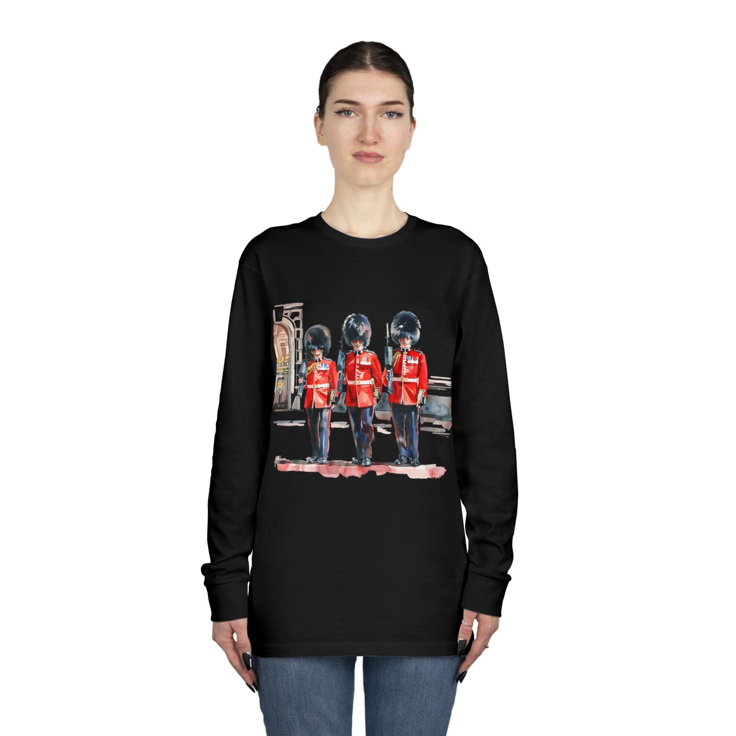 Long Sleeve Crewneck Tee - British Royal Guard