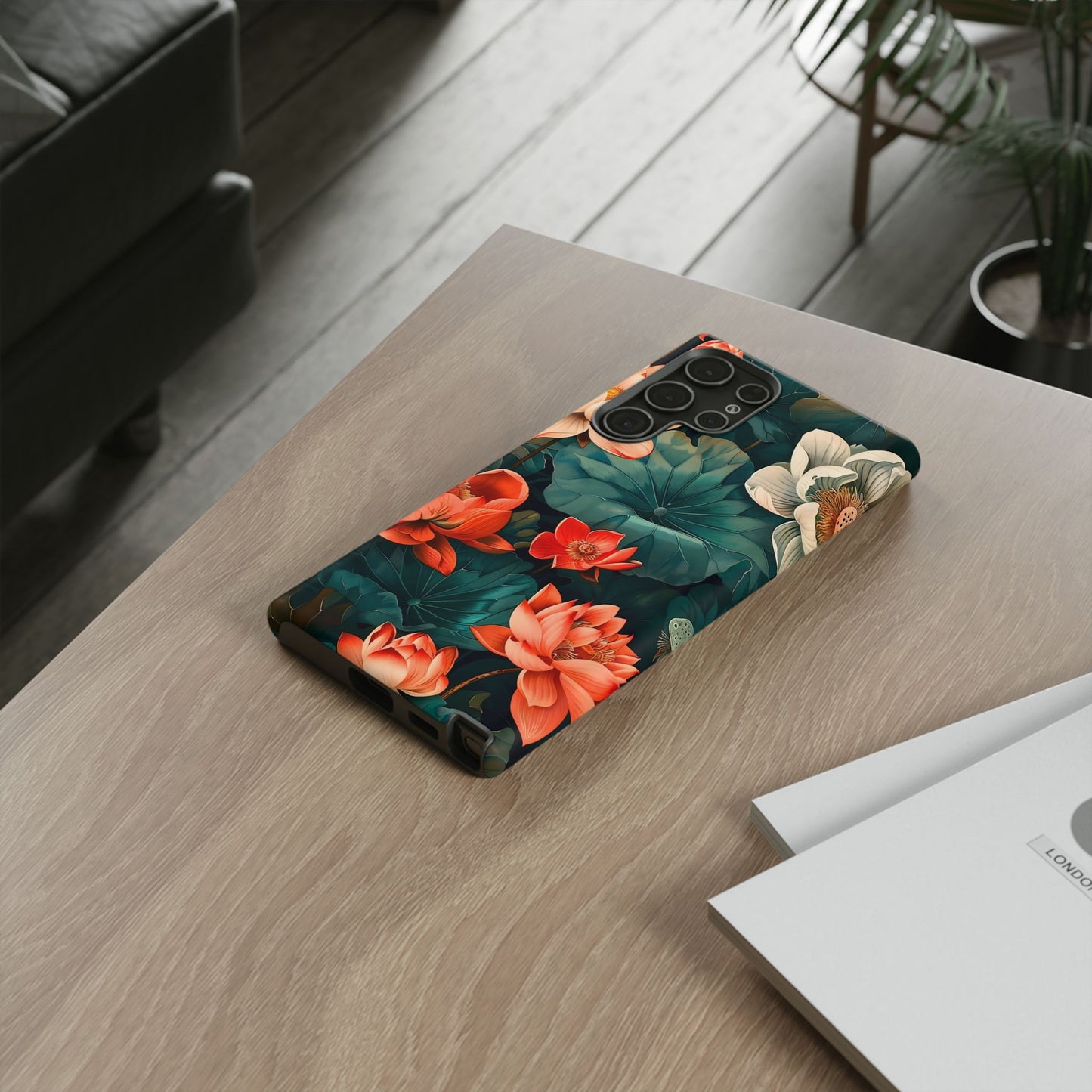 Flower Phone Case, Floral Phone Cover, Tough Case for Floral Lovers, Gift for Her, Stylish Tech Accessories