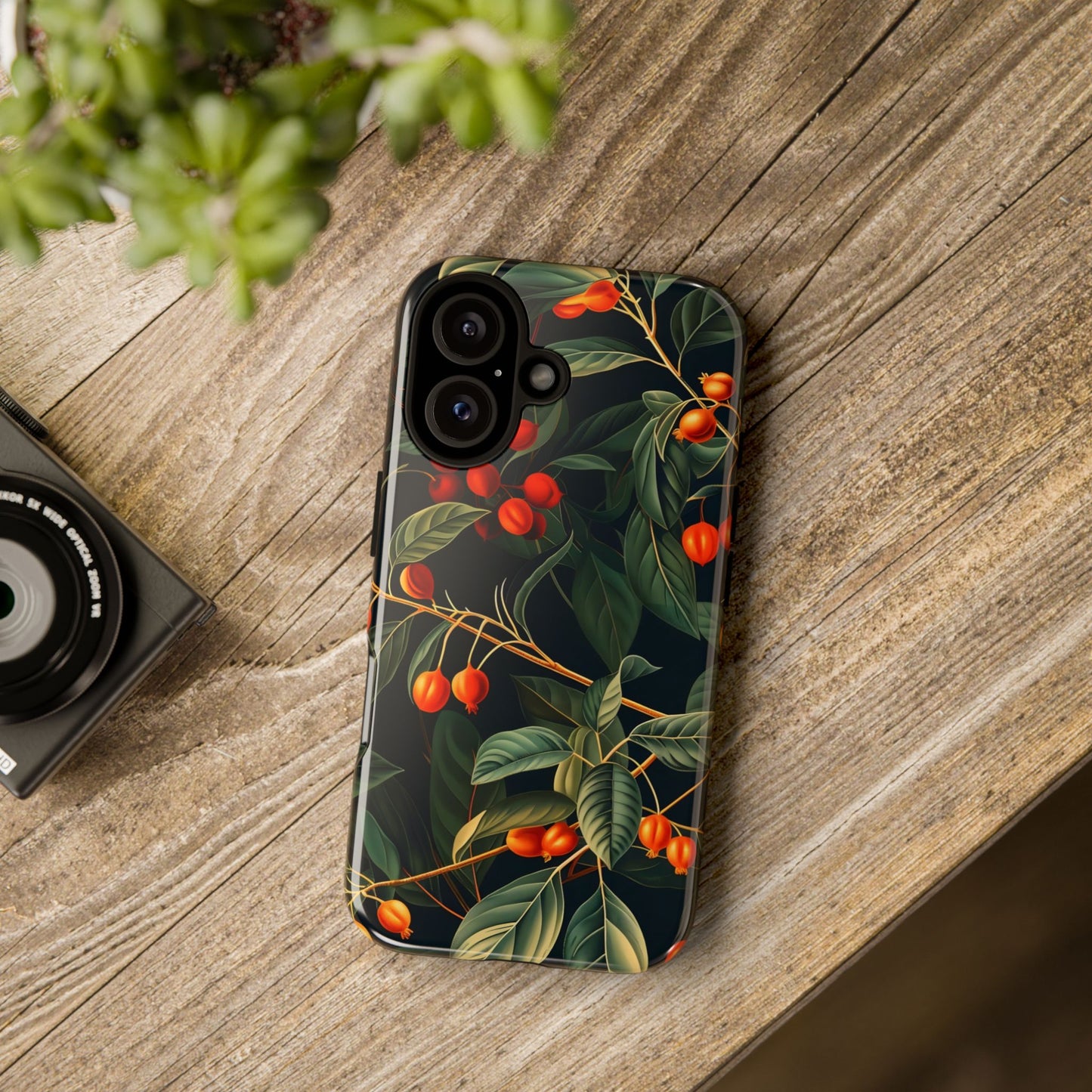 Tough Cases, Floral Phone Case, Nature-Inspired Tech, Unique Gift, Phone Accessory, Botanical Design, Fall Vibes