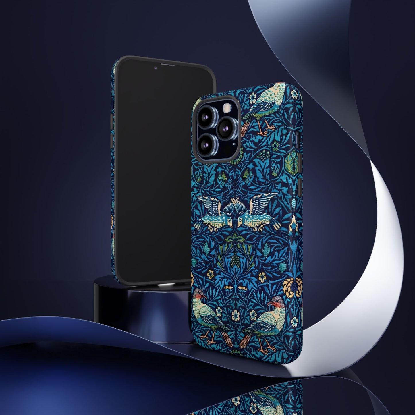Elegant Bird Pattern Phone Case | Nature Lover Gift, Stylish Mobile Cover, Floral Design, Eco-Friendly, Unique Cell Phone Protector