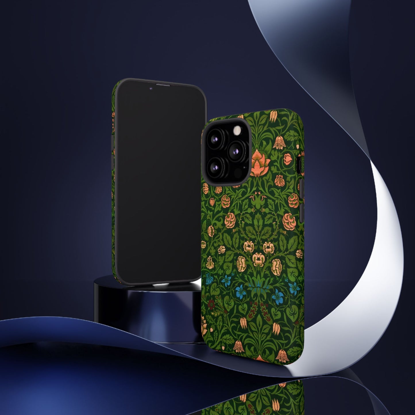 Crimson Leaf Whirl – Phone Case - Tough Cases