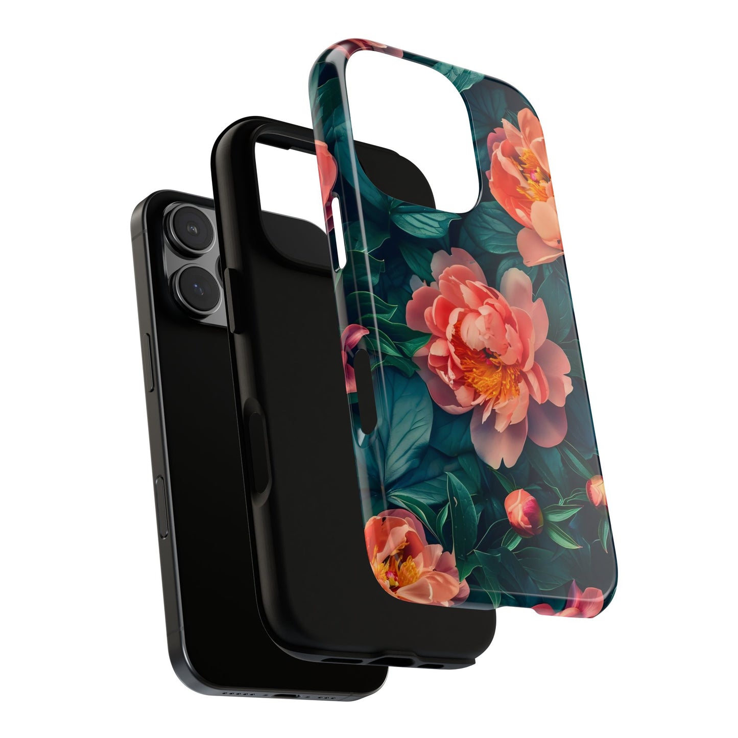 Floral Phone Case - Tough Cases, Flower Design, Botanical Art, Phone Accessory, Gift for Her, Nature Lovers