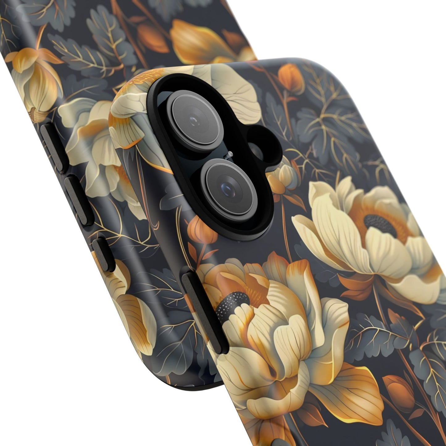 Floral Phone Case - Tough Cases, Stylish Mobile Cover, Flower Design, Holiday Gift, Trendy Accessory, Eco-Friendly Case