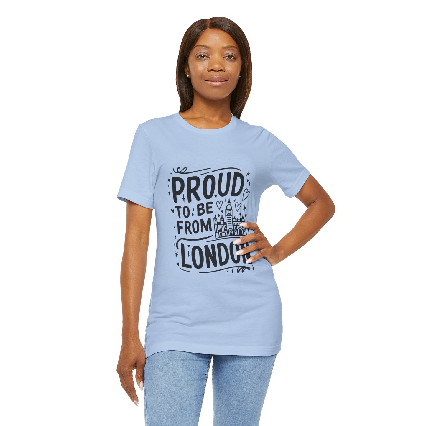 Unisex Jersey Short Sleeve Tee - Proud to be from London
