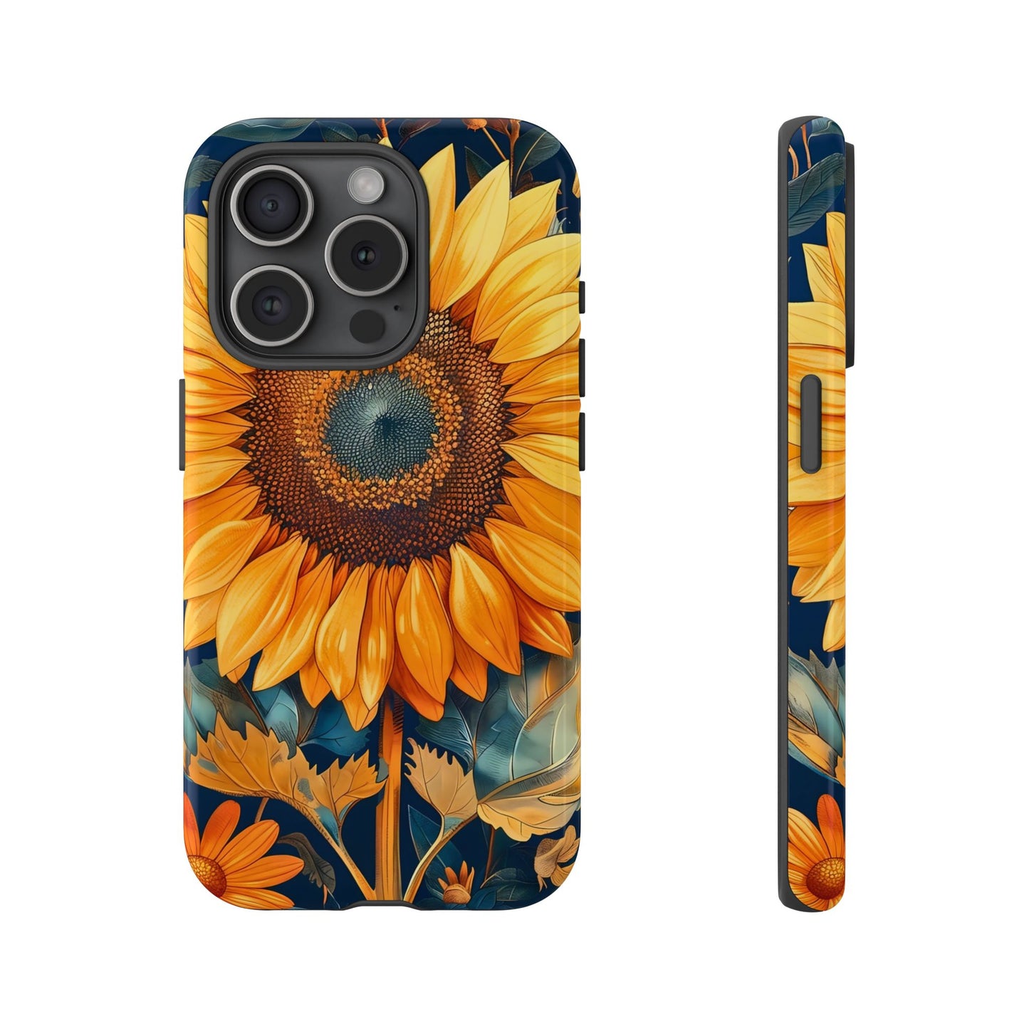 Sunflower Phone Case - Floral Design for Nature Lovers, Cute Spring Accessory, Gift for Her, Eco-Friendly Cover