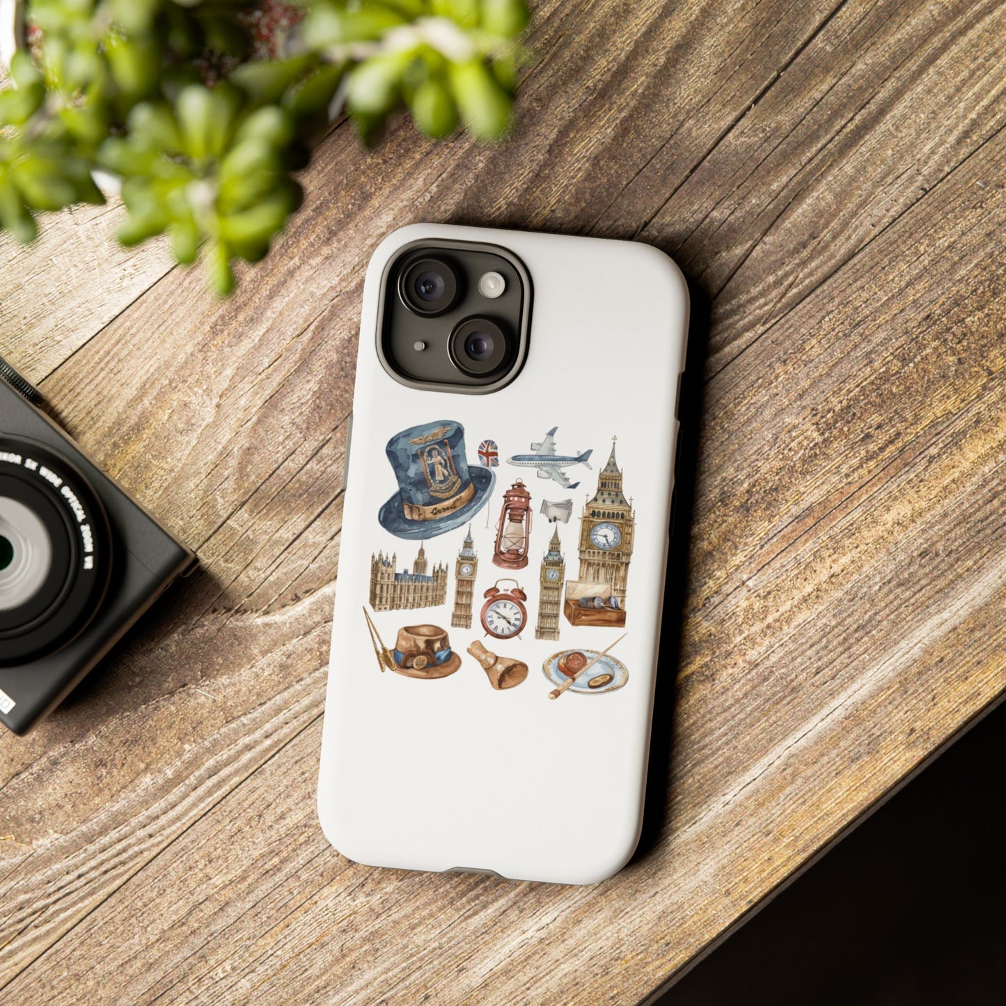 London-Themed Phone Case, Durable iPhone Cover, Gift for Travelers, Unique Cell Phone Accessories, Stylish Gadget Protection