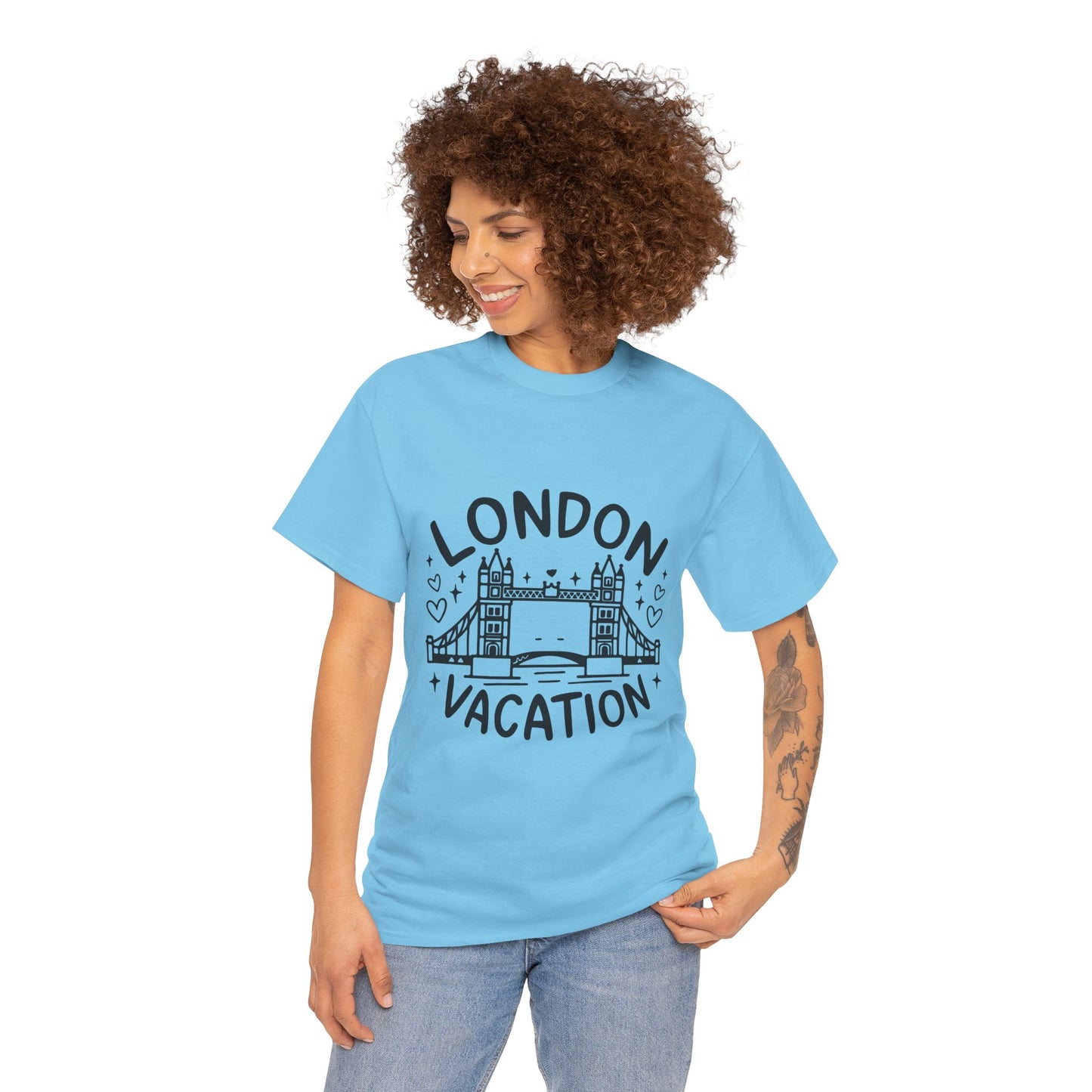 Unisex Heavy Cotton Tee - London's Cozy Vacations