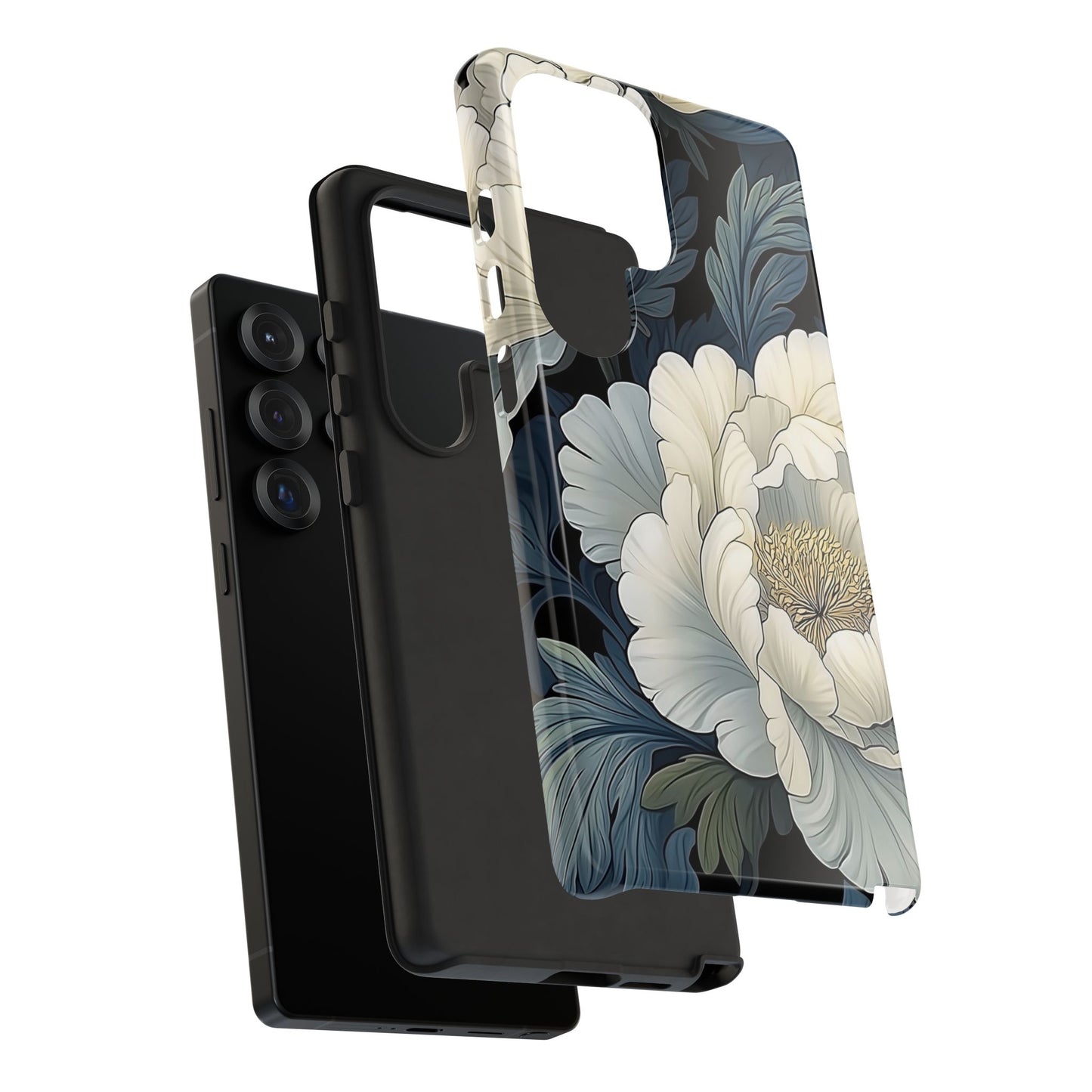 Floral Phone Case - Elegant Tough Cases for Nature Lovers, Stylish Protective Cover for Gifts, Birthdays, Mom's Day, Floral Design