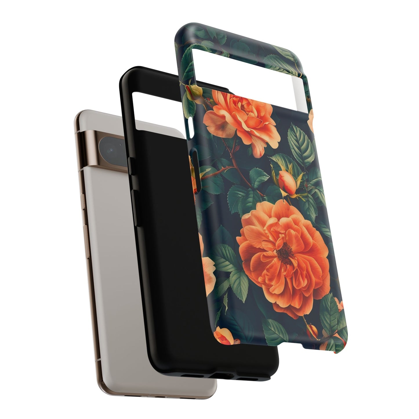 Floral Phone Case, Tough Cases for Nature Lovers, Botanical Design, Phone Protection, Gift for Her, Trending Floral Accessories
