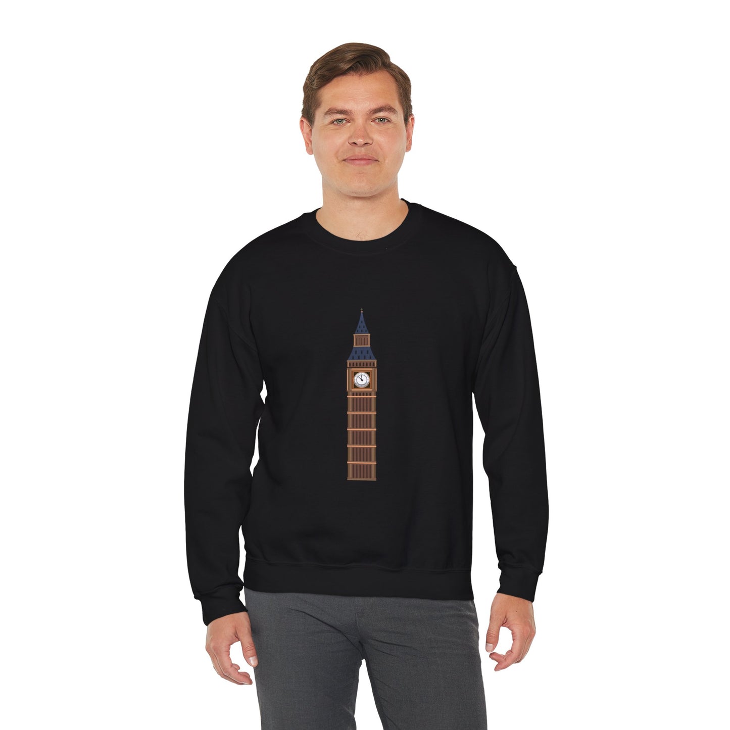 Unisex Heavy Blend™ Crewneck Sweatshirt Breathable - Big Ben Iconic British Tower