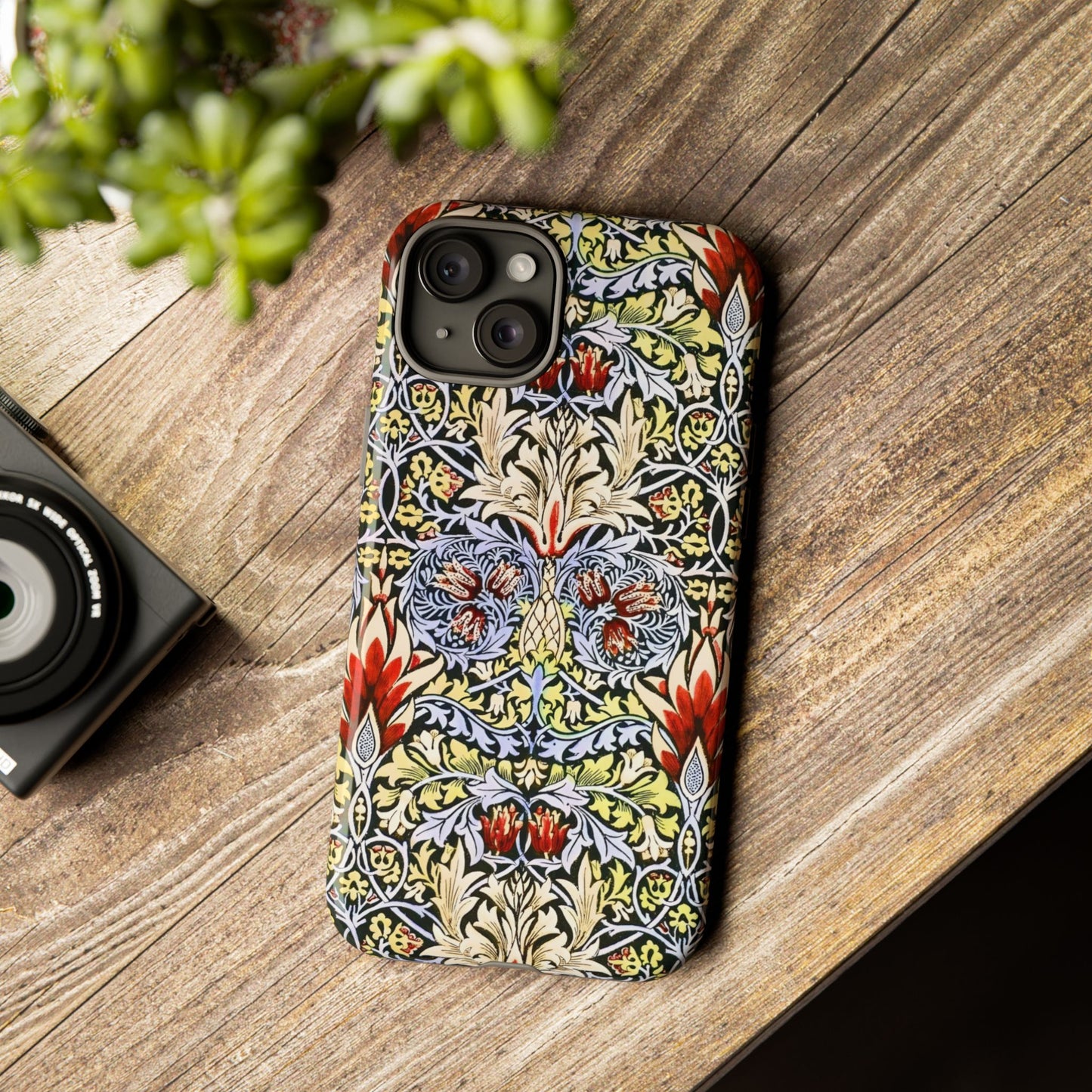 Stylish Phone Case - Floral Design, Tough Cases, Gift for Her, Phone Accessories, Trendy Tech, Unique Cell Phone Cover