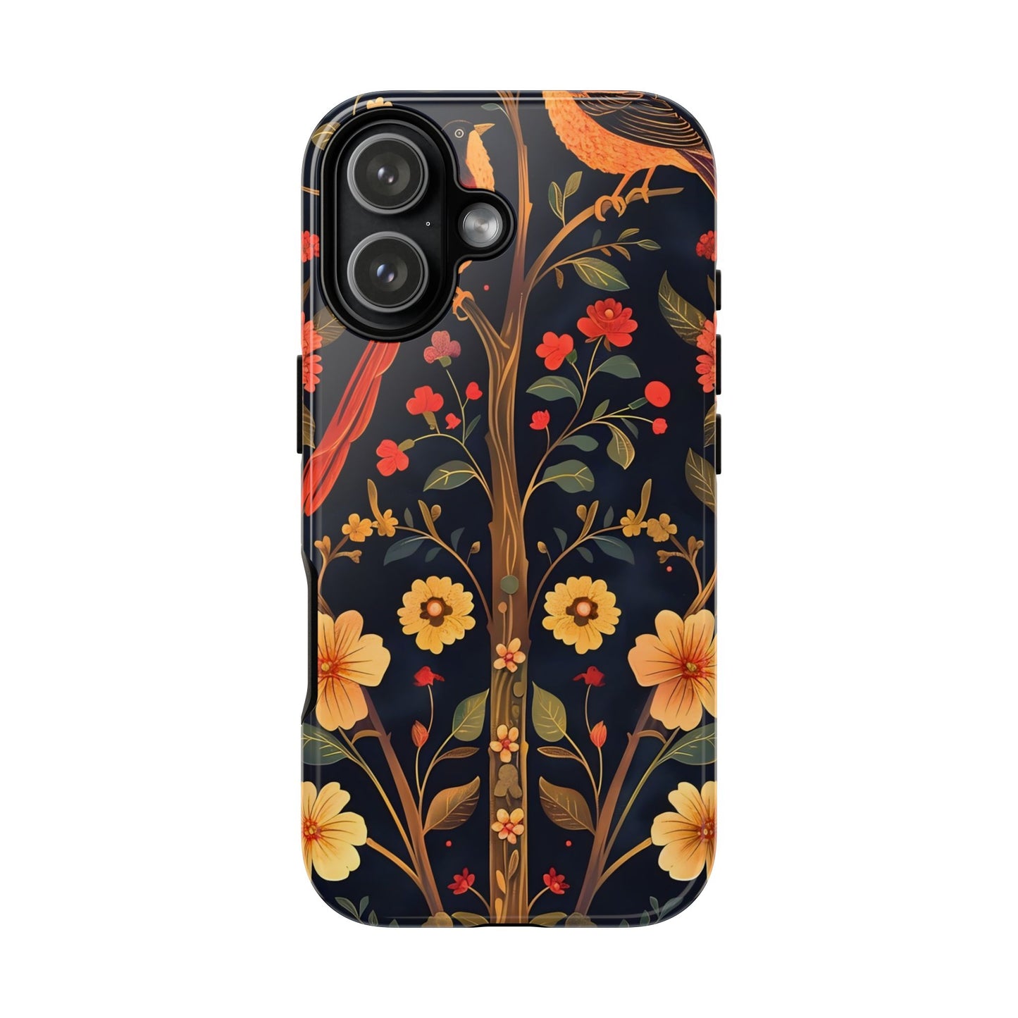 Floral Phone Case, Tough Cases, Flower Pattern, Phone Accessory, Gift for Her, Stylish Tech Cover, Nature Lover's Gift