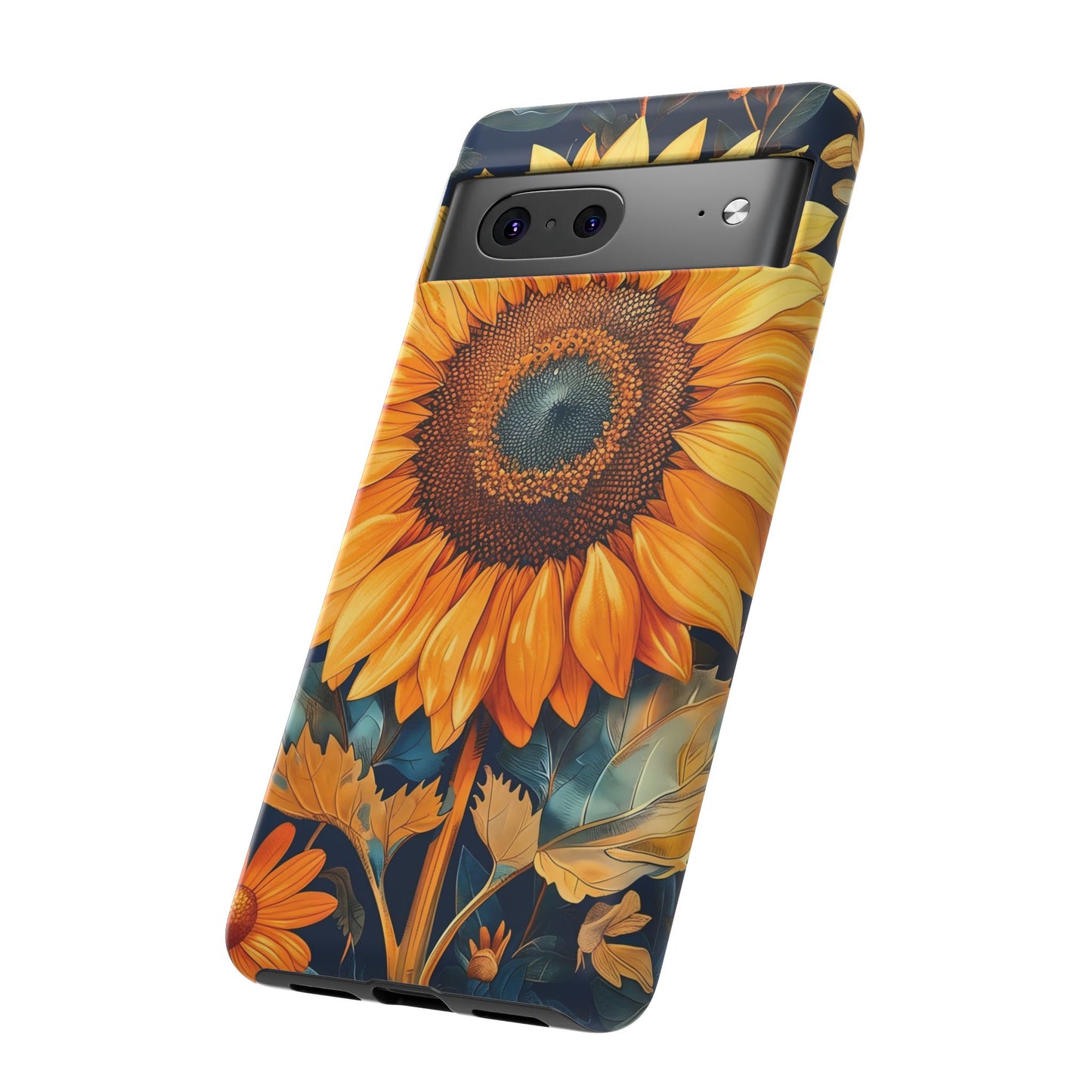 Sunflower Phone Case - Floral Design for Nature Lovers, Cute Spring Accessory, Gift for Her, Eco-Friendly Cover
