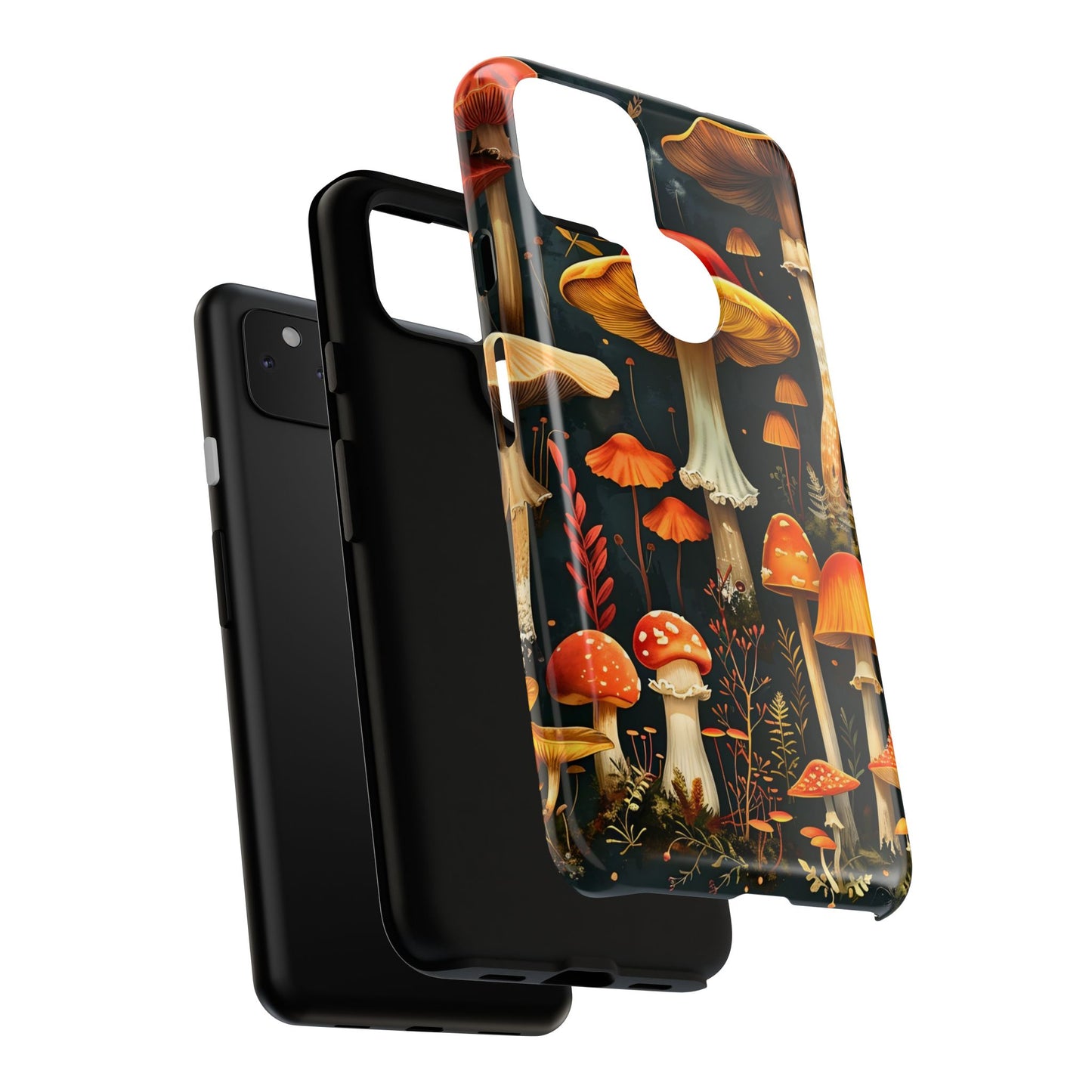 Whimsical Mushroom Phone Case | Tough Cases – Unique Nature Design, Eco-Friendly Cover, Gift for Nature Lovers, Phone Accessory, Fall Decor