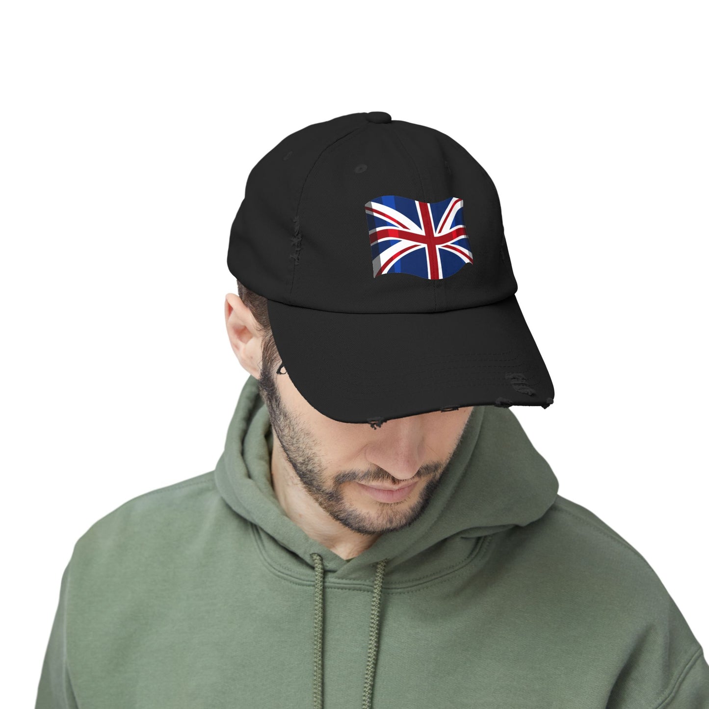 Vintage UK Flag Distressed Cap | Unisex Accessories, Casual Style, Gift for Him & Her, Summer Hat, Festival Wear