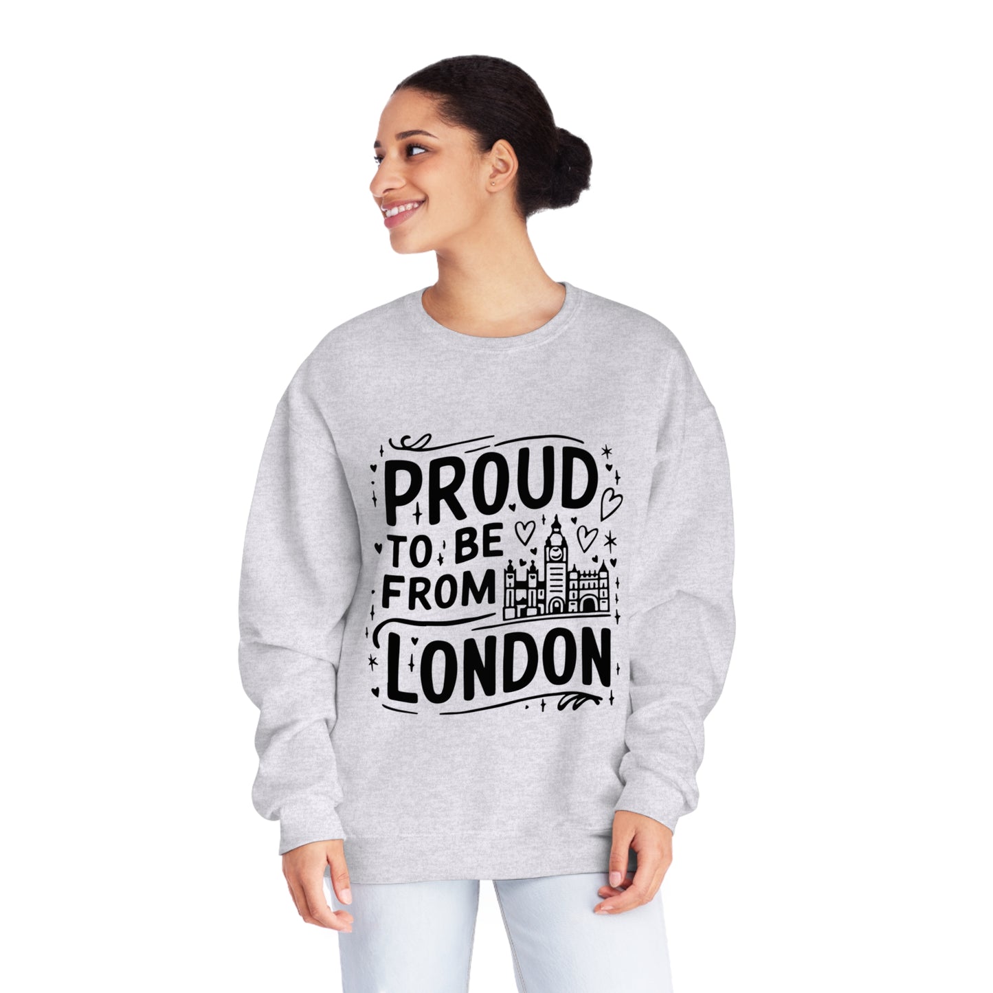 Unisex NuBlend® Crewneck Sweatshirt - Proud to be from London