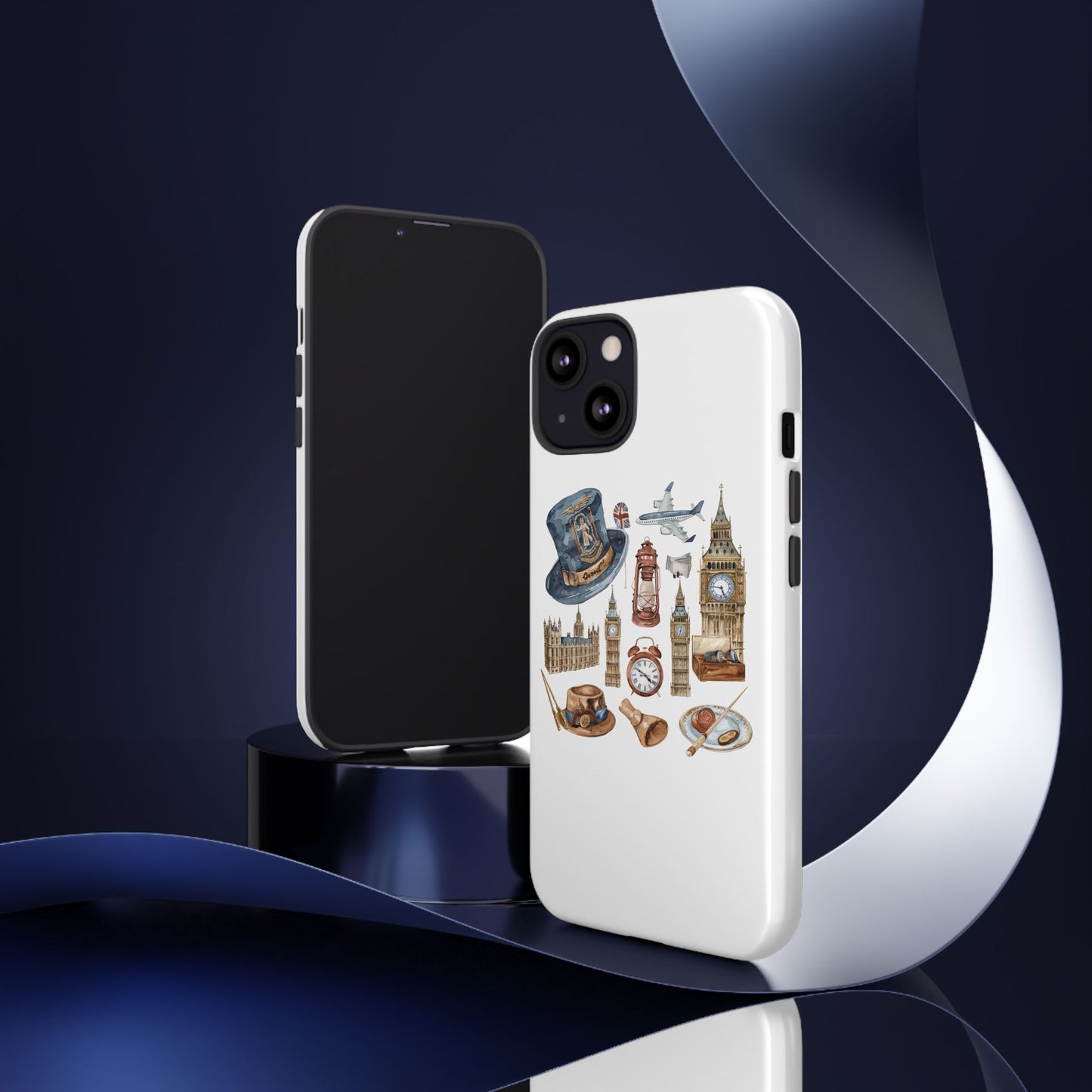 London-Themed Phone Case, Durable iPhone Cover, Gift for Travelers, Unique Cell Phone Accessories, Stylish Gadget Protection