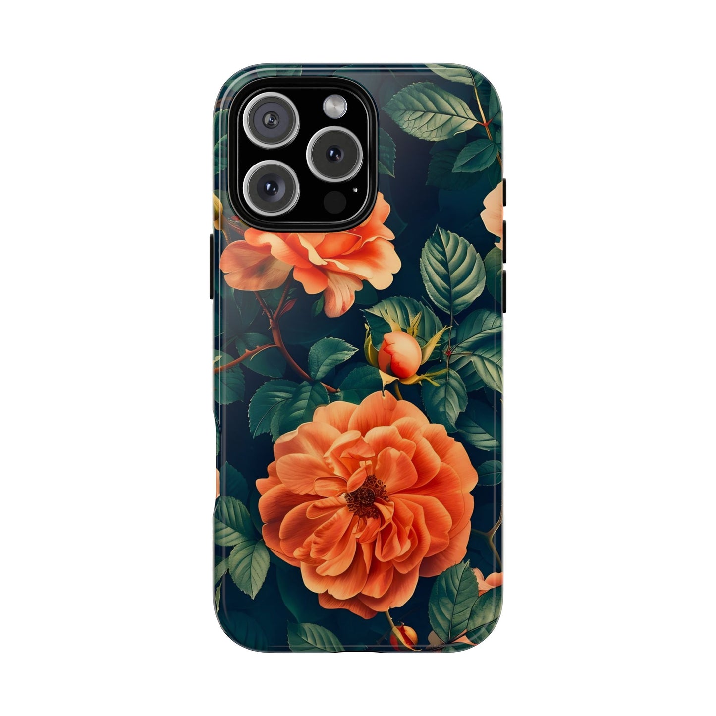 Floral Phone Case, Tough Cases for Nature Lovers, Botanical Design, Phone Protection, Gift for Her, Trending Floral Accessories