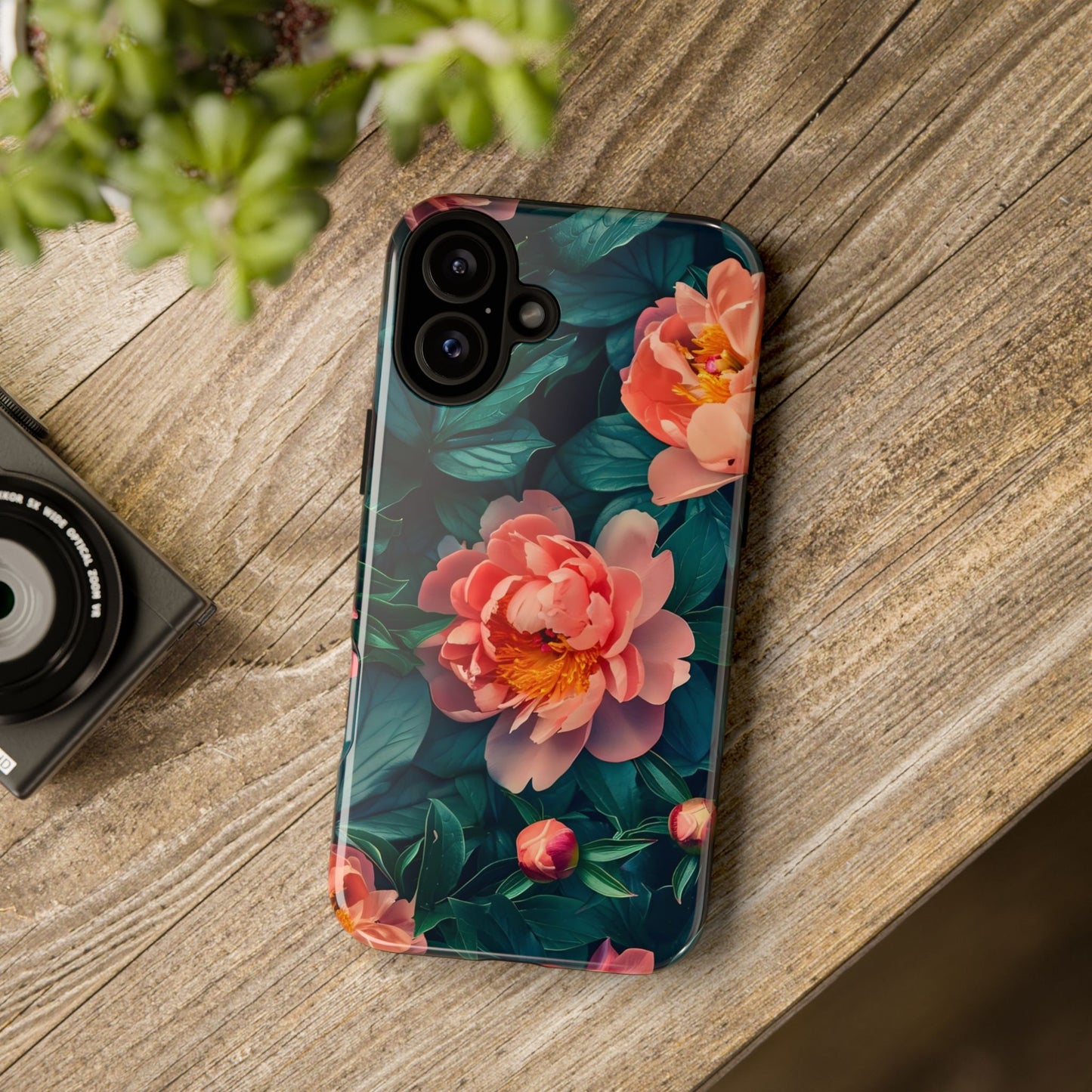Floral Phone Case - Tough Cases, Flower Design, Botanical Art, Phone Accessory, Gift for Her, Nature Lovers