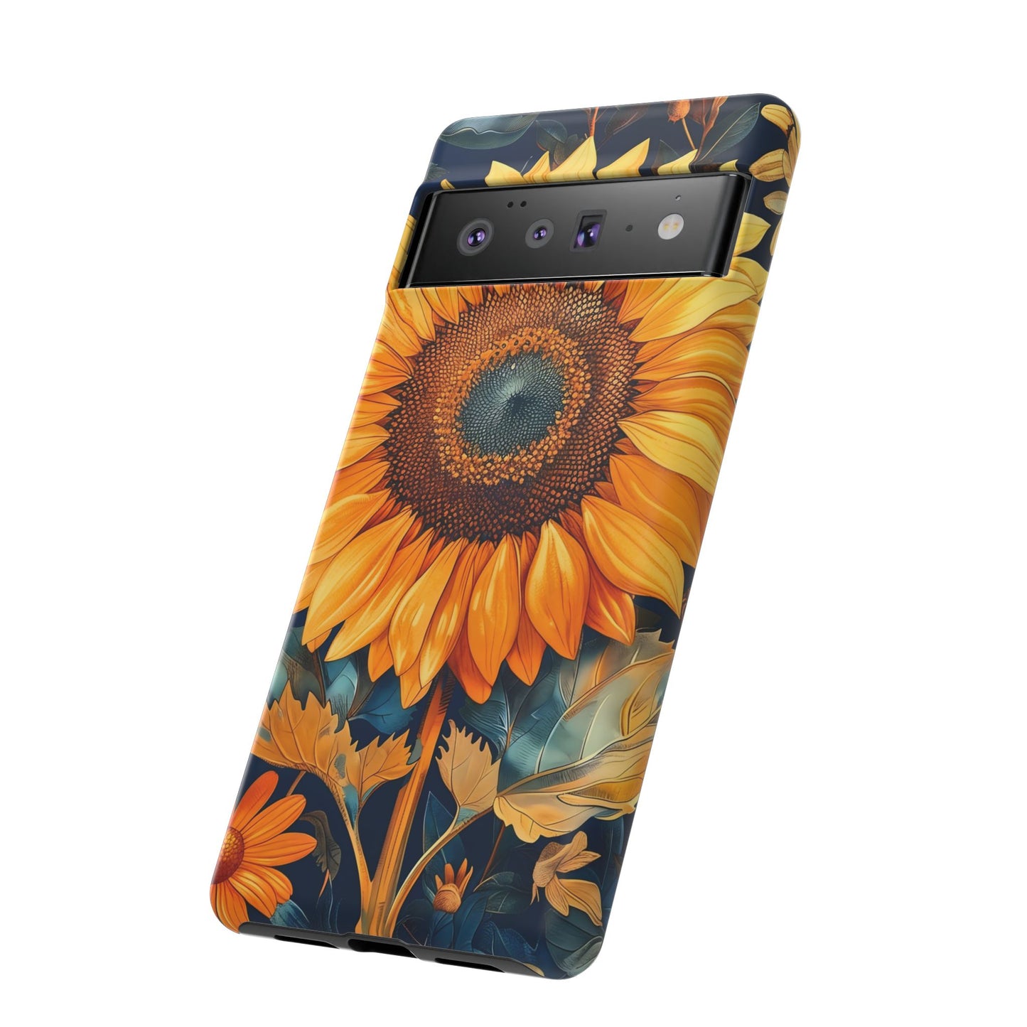 Sunflower Phone Case - Floral Design for Nature Lovers, Cute Spring Accessory, Gift for Her, Eco-Friendly Cover