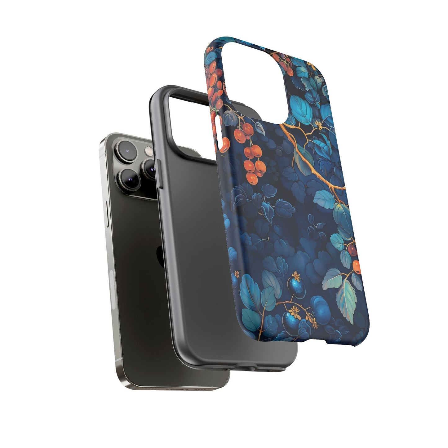 Artistic Phone Case with Floral Design, Tough Cases for iPhone, Nature-Inspired Accessory, Unique Gift for Her, Protective Cover