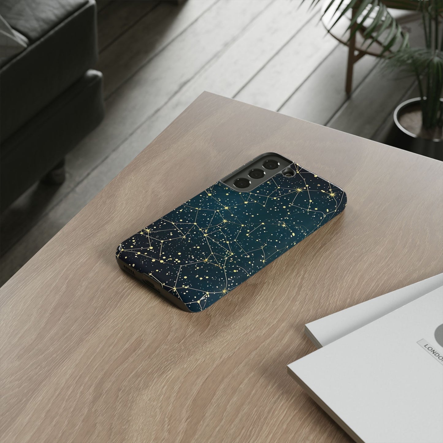 Celestial Phone Case - Starry Night Galaxy Design, Tough Case for Astrology Lovers, Cosmic Gift for Birthdays, Space Themed Accessory